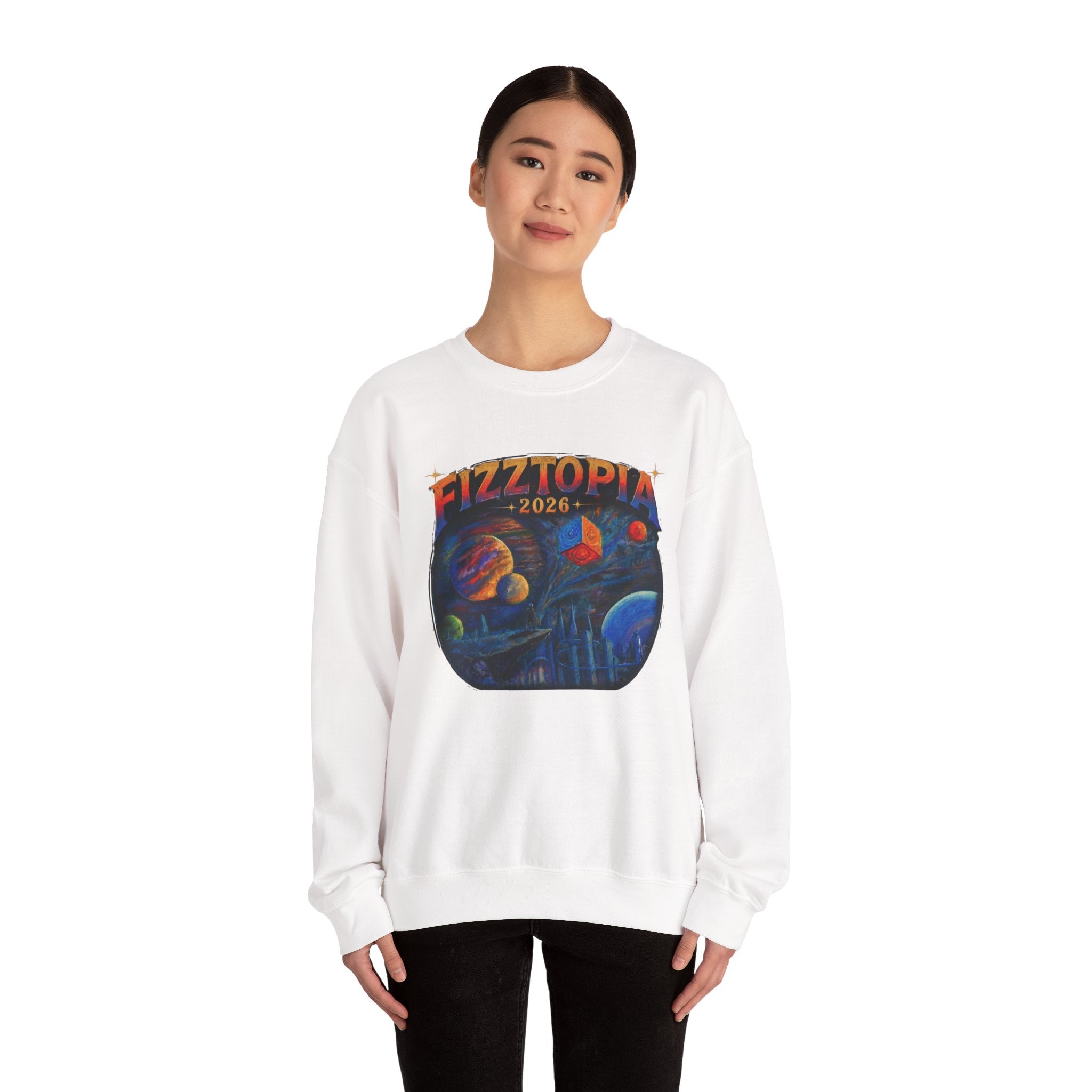 Daddy Ring Bomb's Fizztopia Galaxy Sweatshirt - Gildan