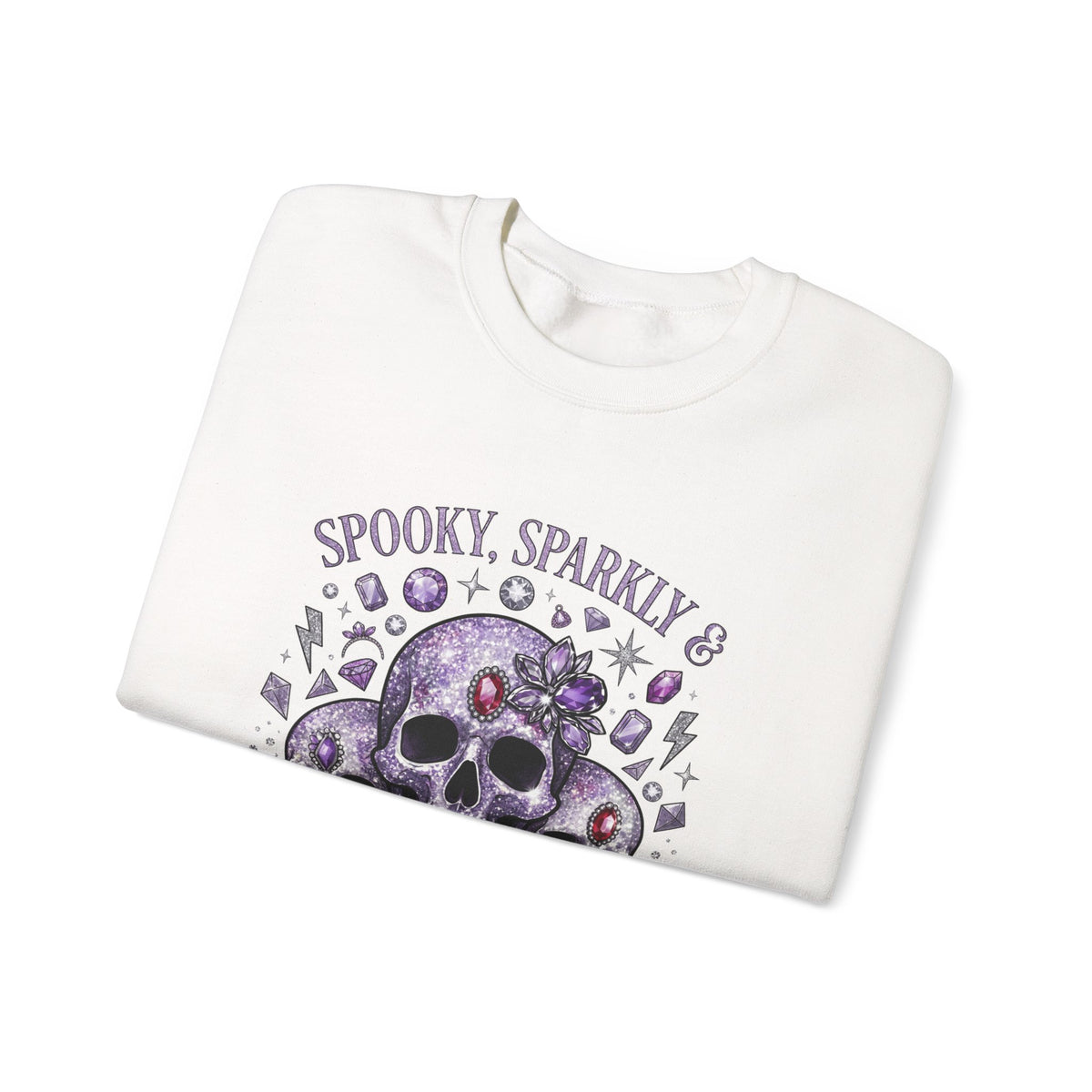 Spooky and Sparkly Sweatshirt - Gildan