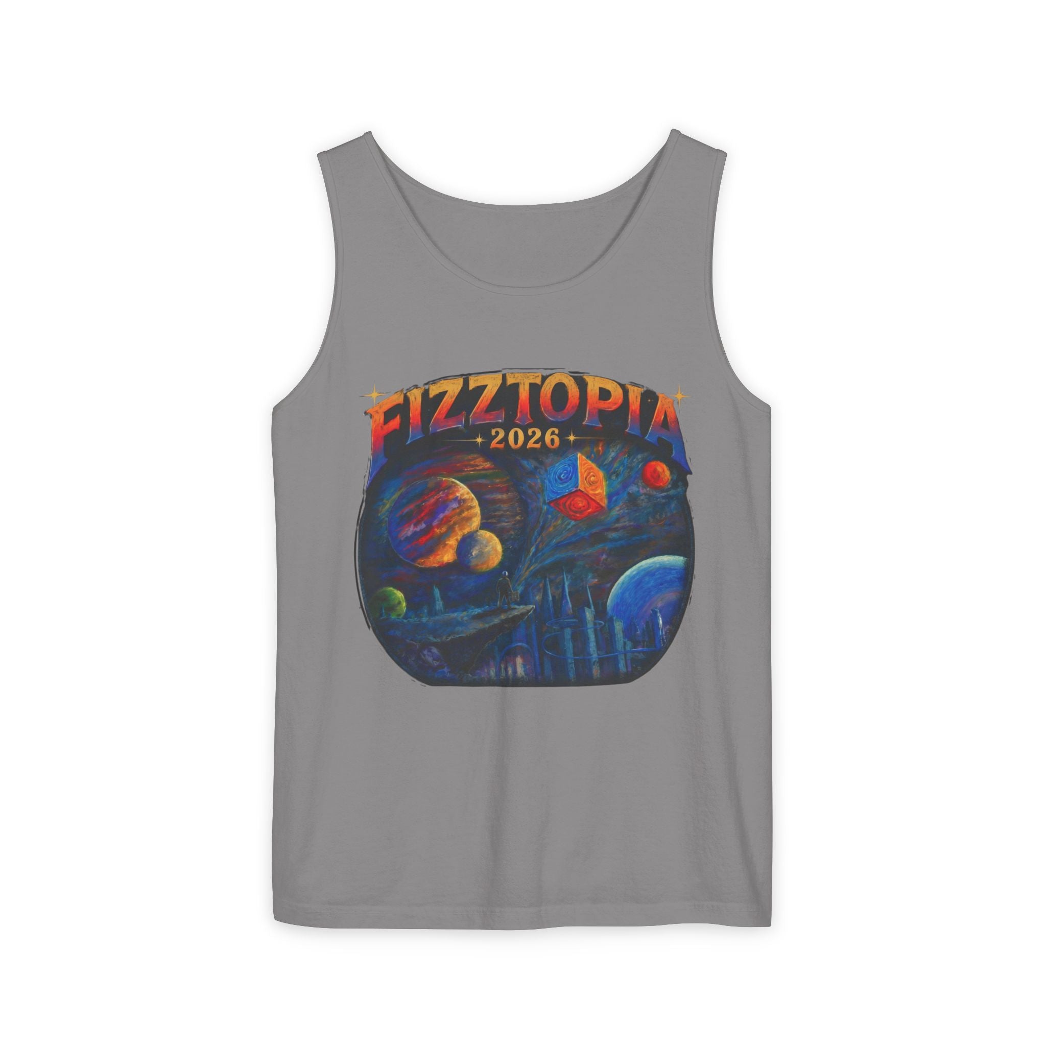 Daddy Ring Bomb's Fizztopia Galaxy Tank - Comfort Colors