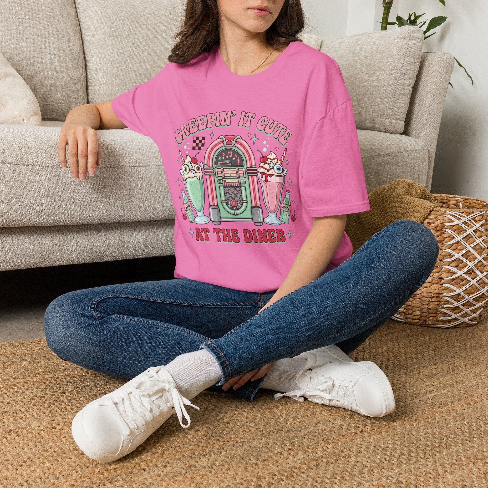Creepin' It Cute Tee - Gildan