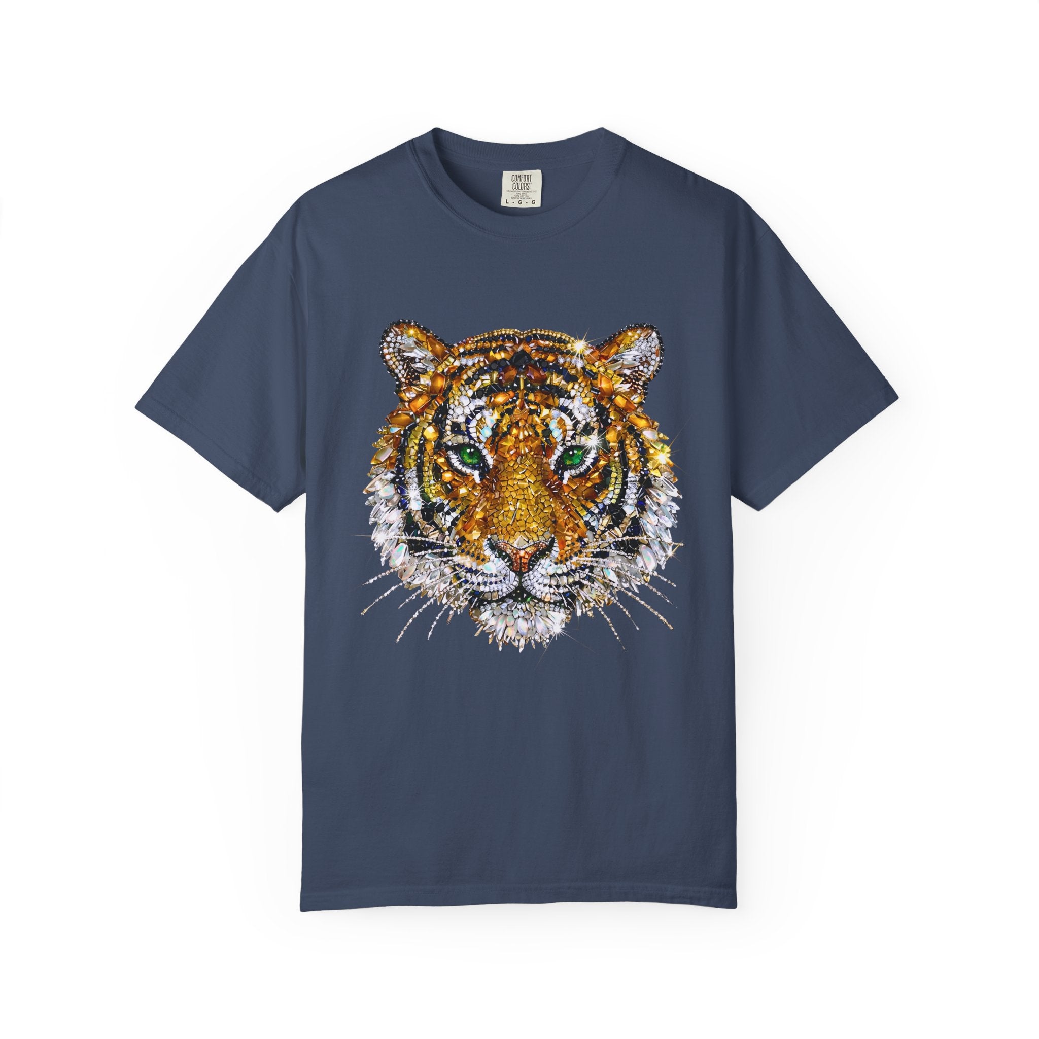 Jeweled Tiger Tee - Comfort Colors