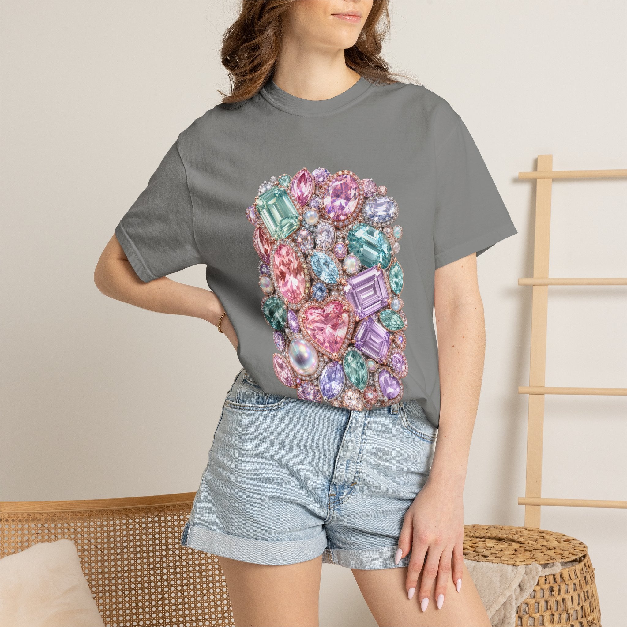 Halo Gemstone Tee - Comfort Colors