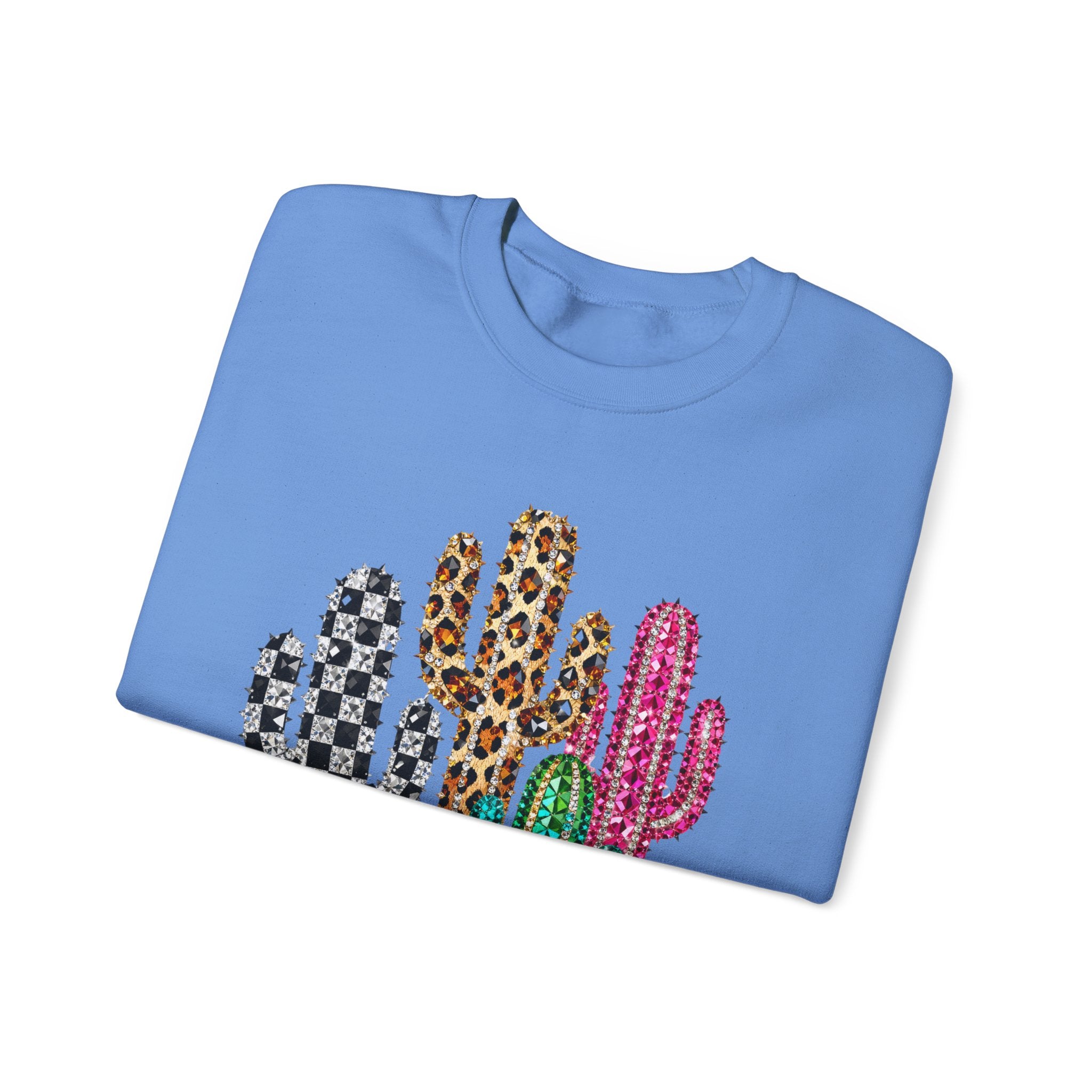 The Jeweled Cactus Sweatshirt - Gildan