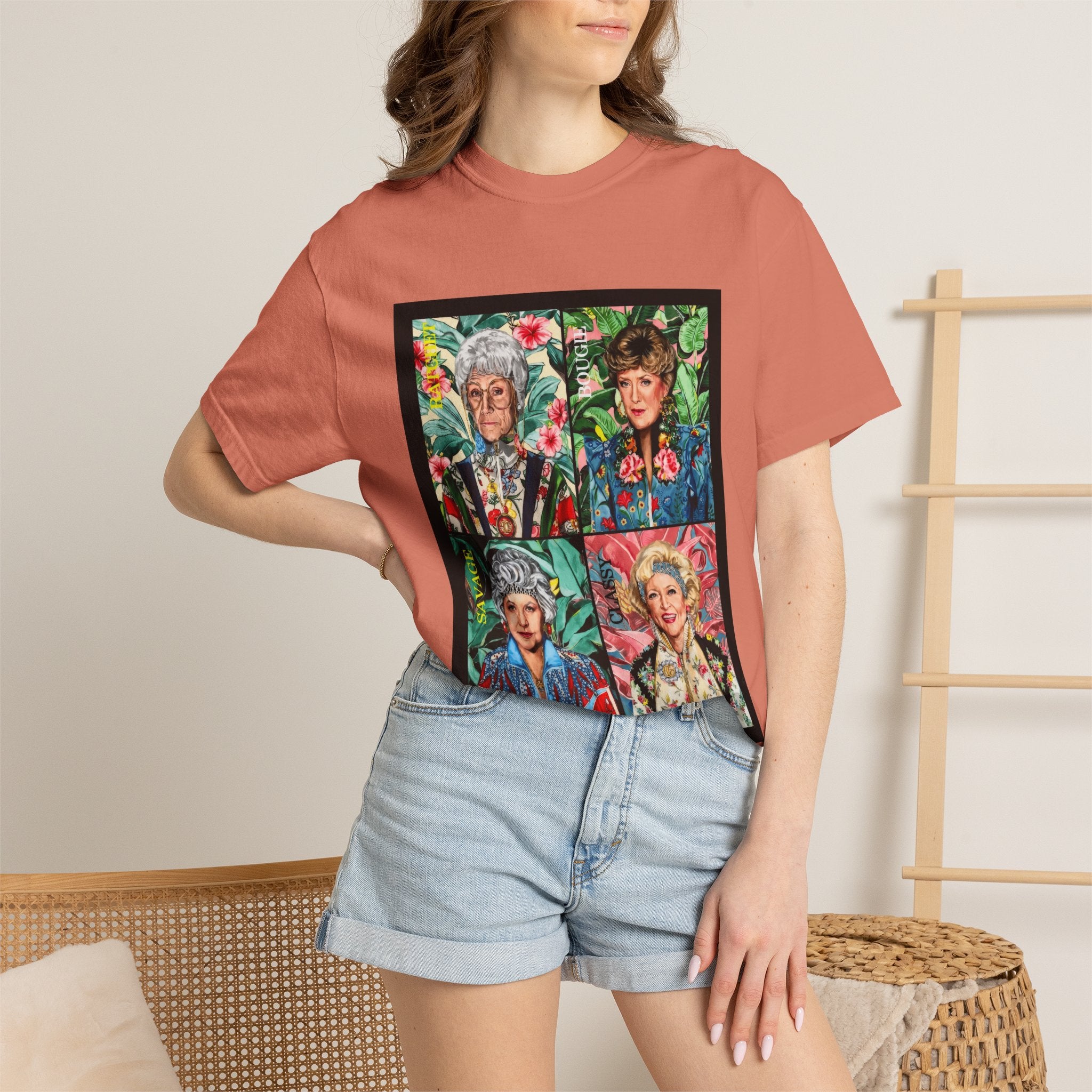 Golden Baddies Tee- Comfort Colors