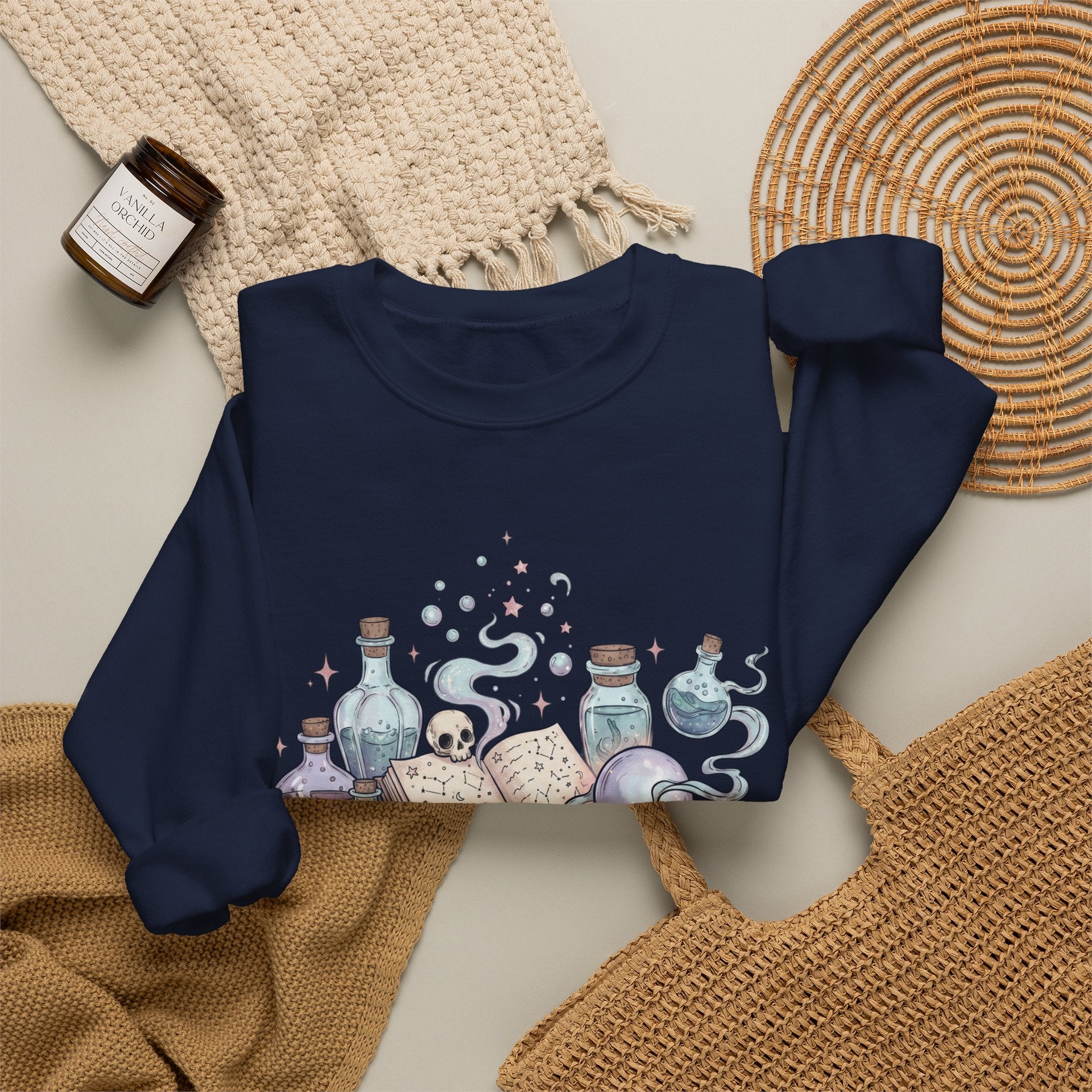 Potion Bottles and Pretty Sparkles Sweatshirt - Gildan