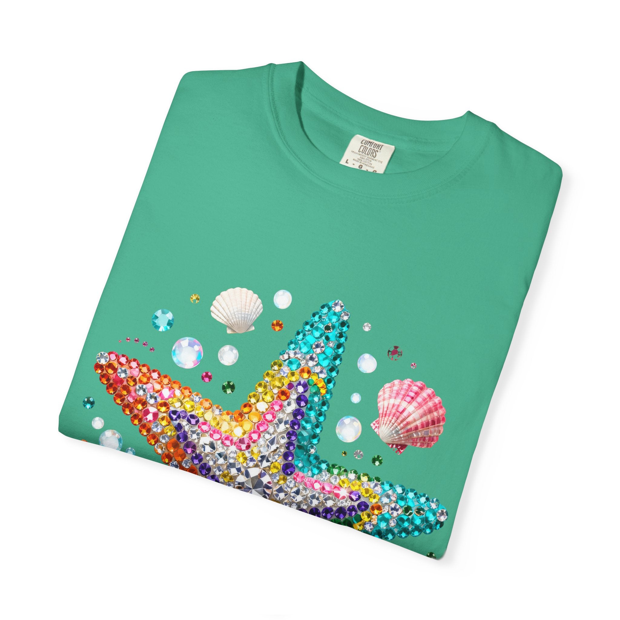 Jeweled Starfish Tee - Comfort Colors