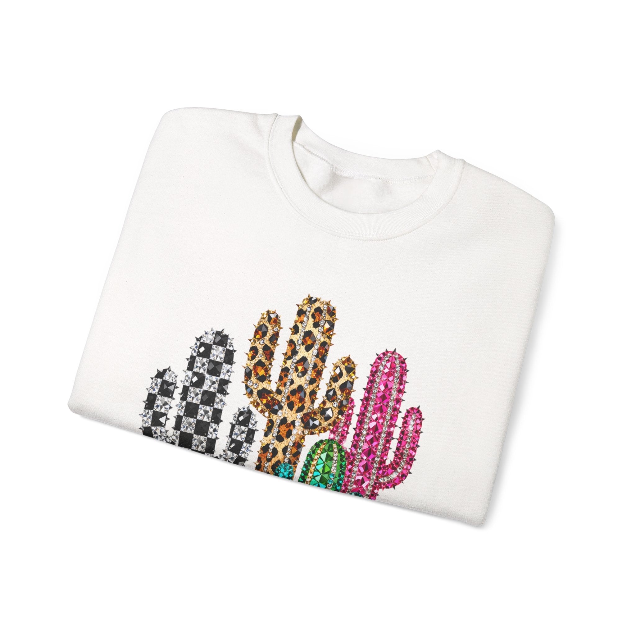 The Jeweled Cactus Sweatshirt - Gildan