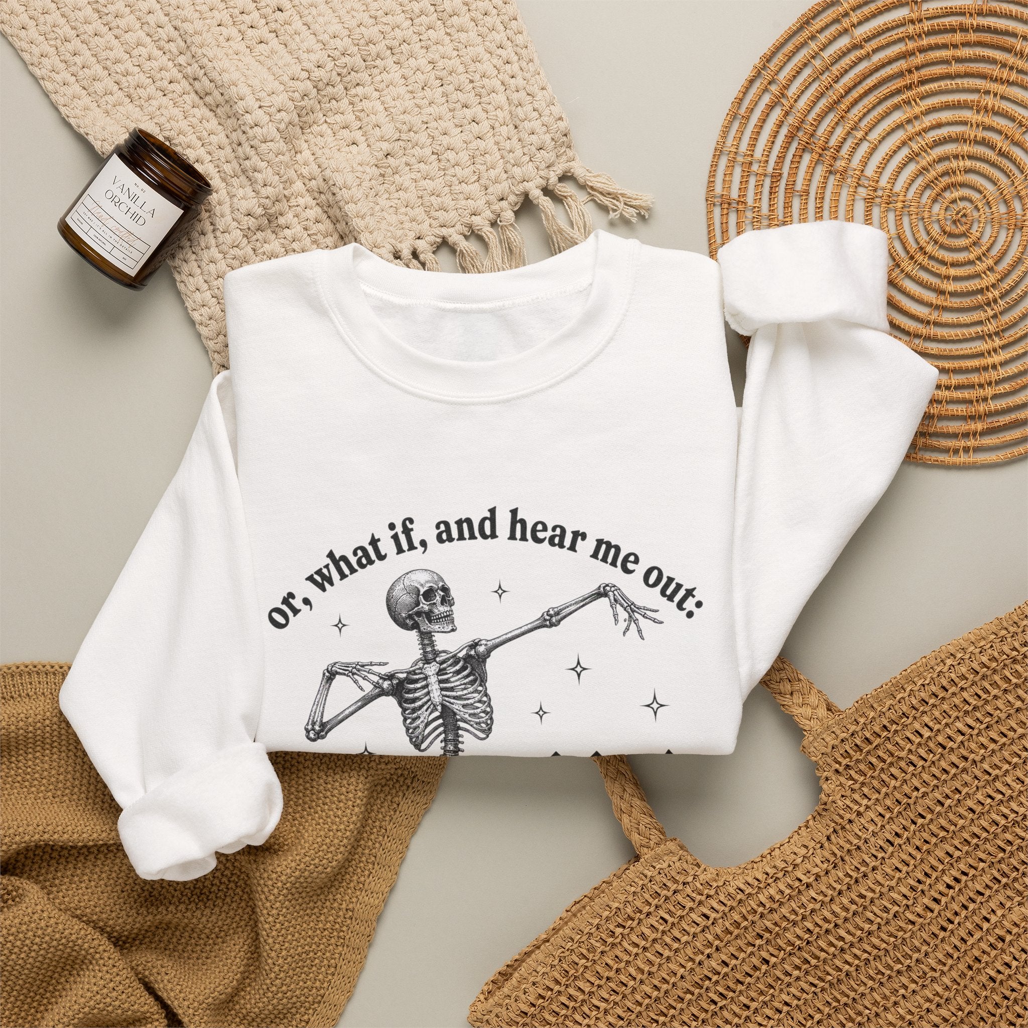 Or What If And Hear Me Out Sweatshirt - Gildan