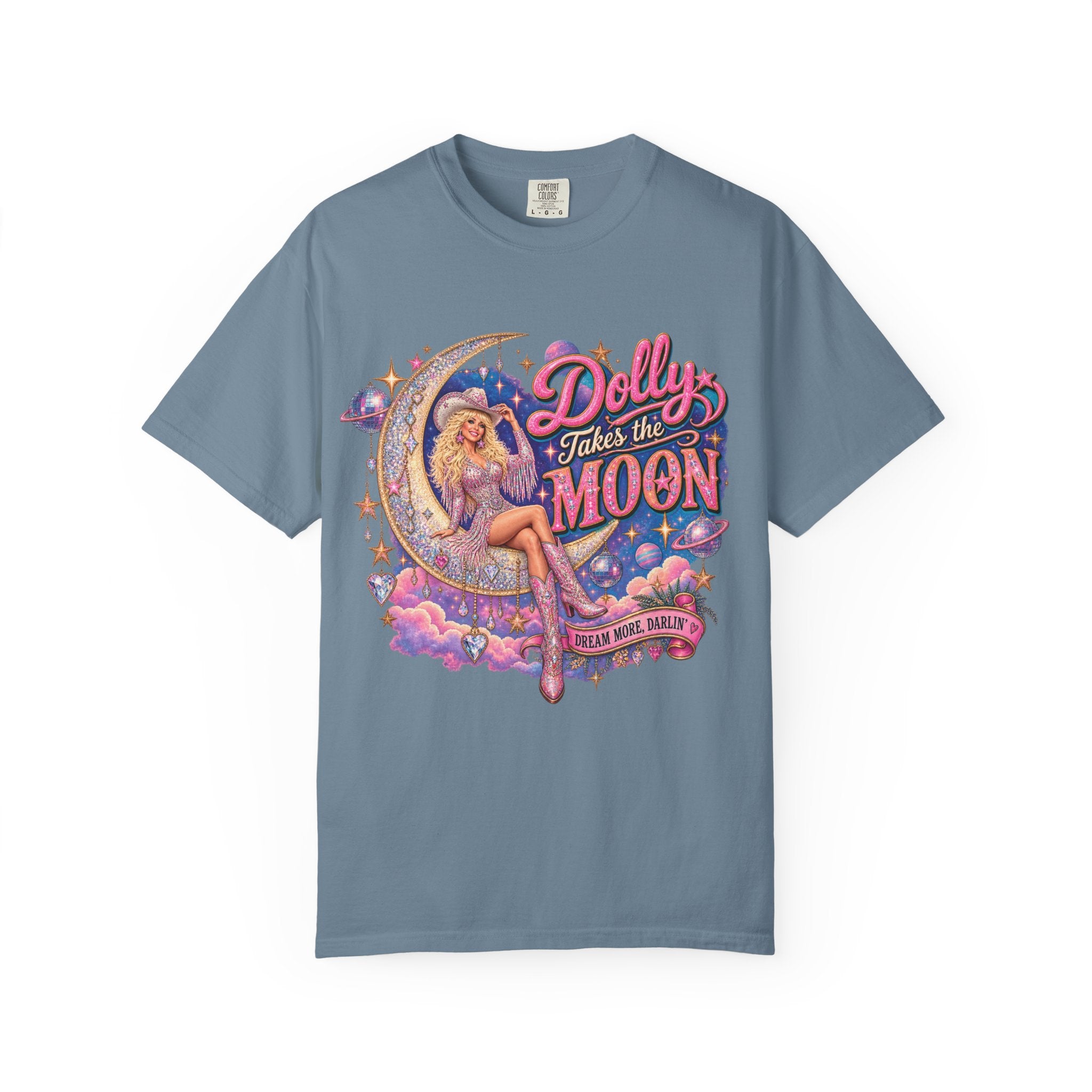 Dolly Takes The Moon Tee