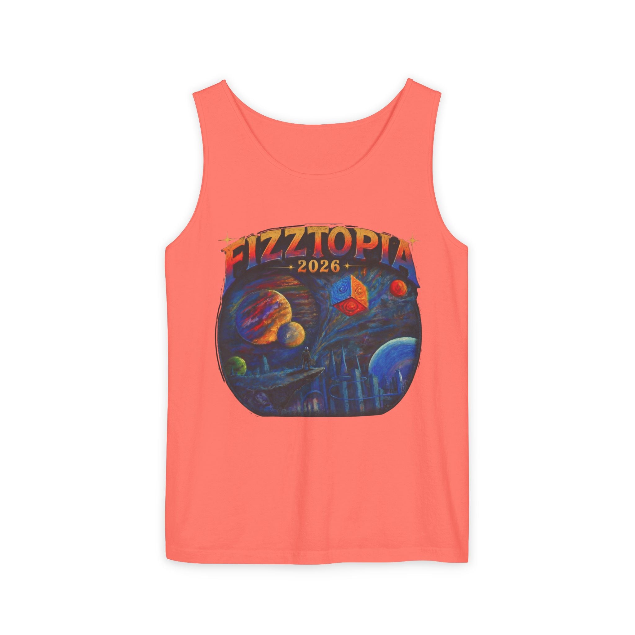 Daddy Ring Bomb's Fizztopia Galaxy Tank - Comfort Colors