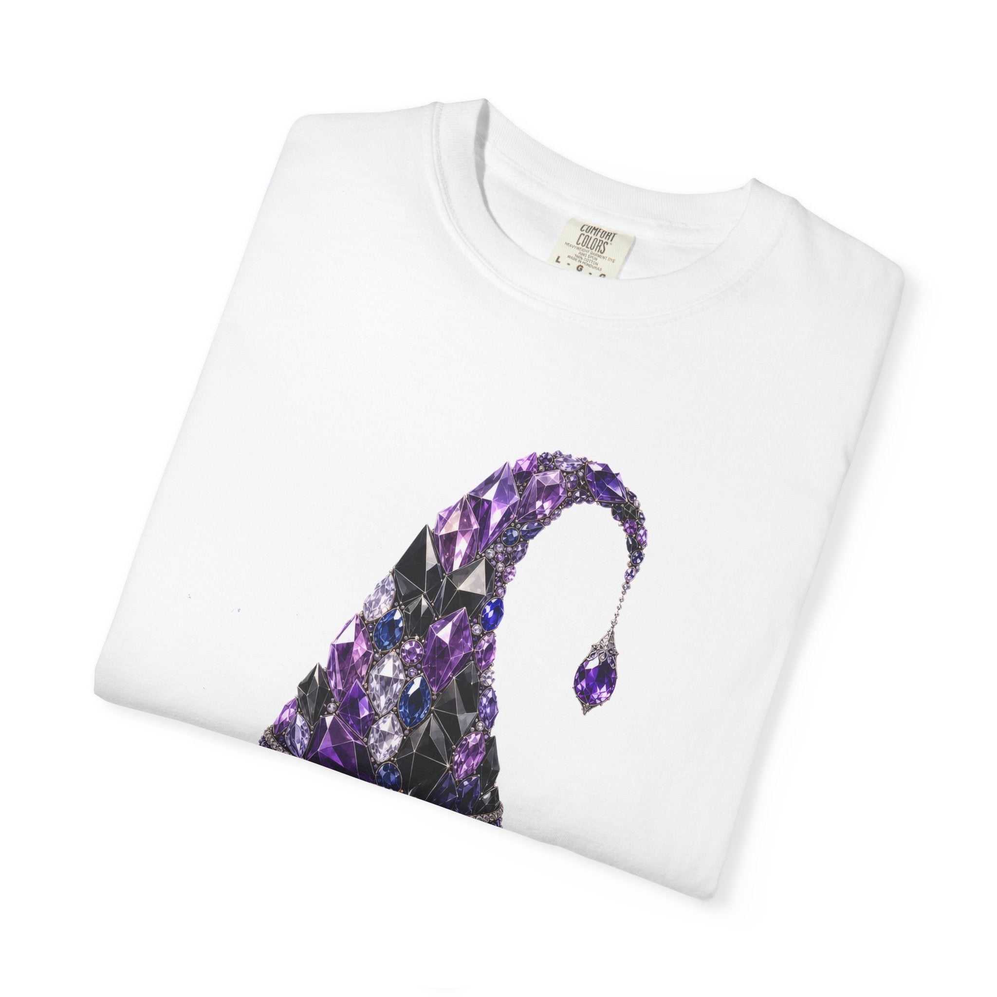Jeweled Witches Hat Tee - Comfort Colors