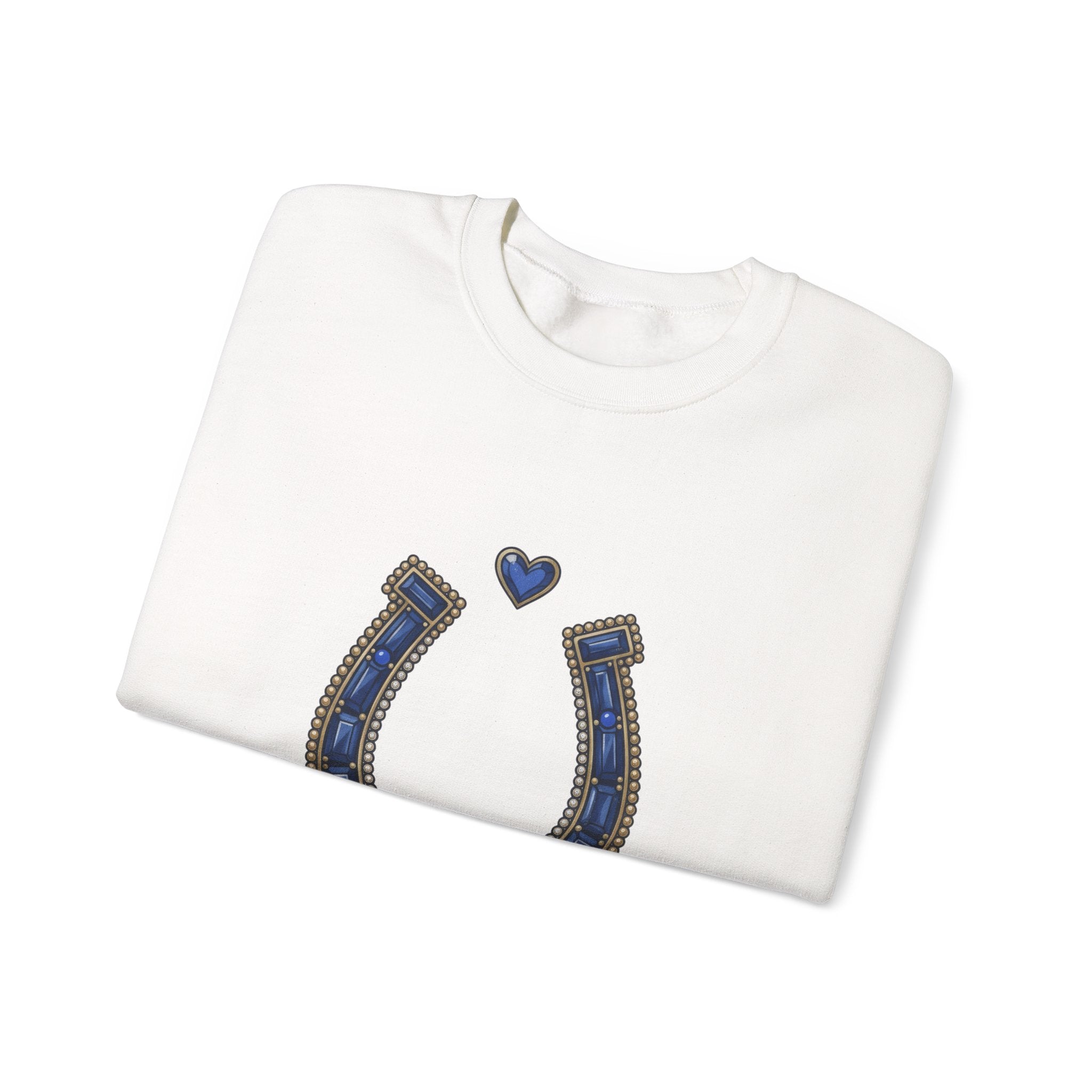 The Sapphire Horseshoe Sweatshirt - Gildan