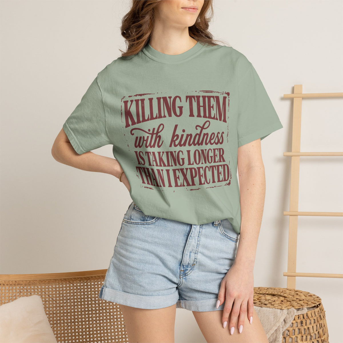 Killing Them With Kindness Tee - Comfort Colors