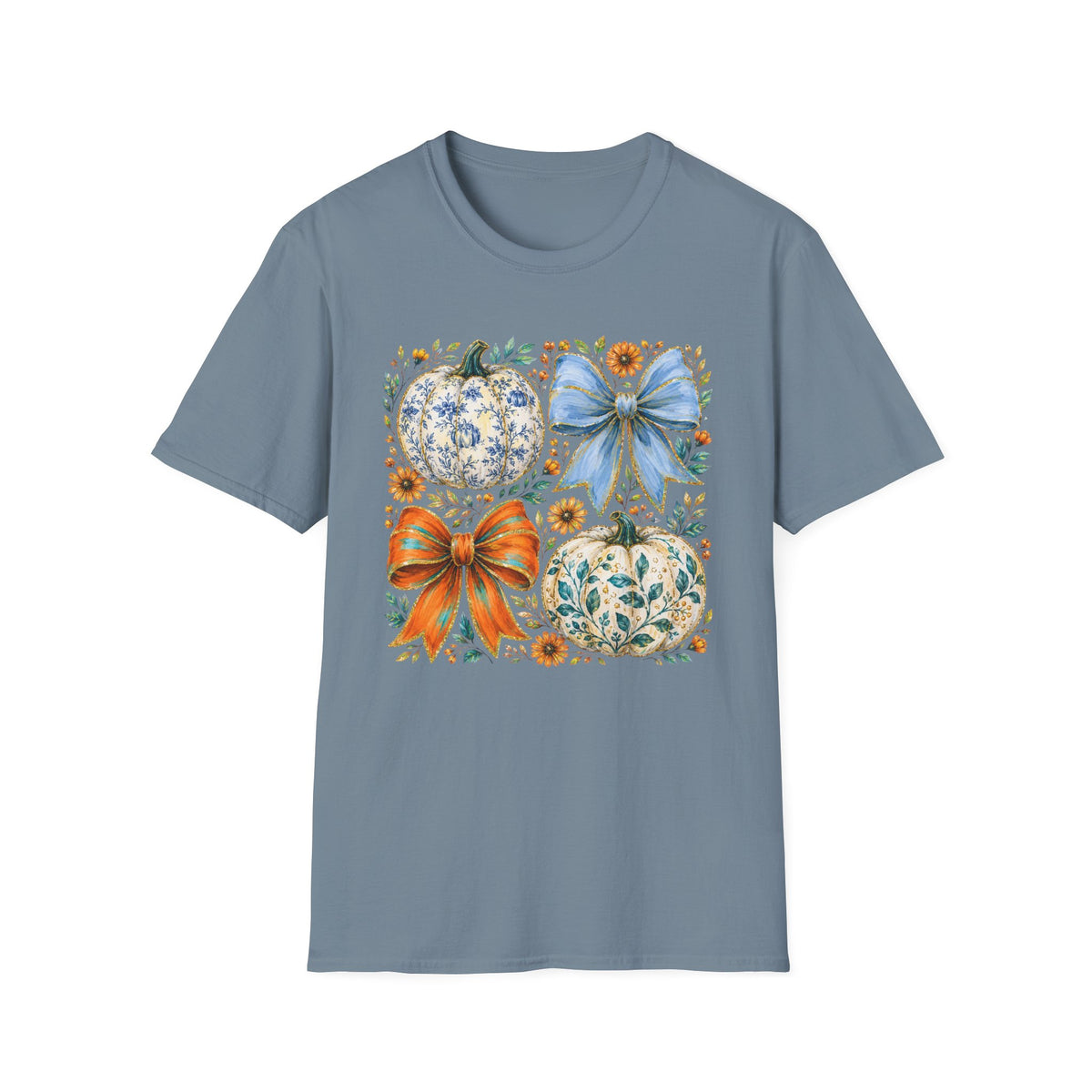 Pumpkin Bows Tee - Gildan