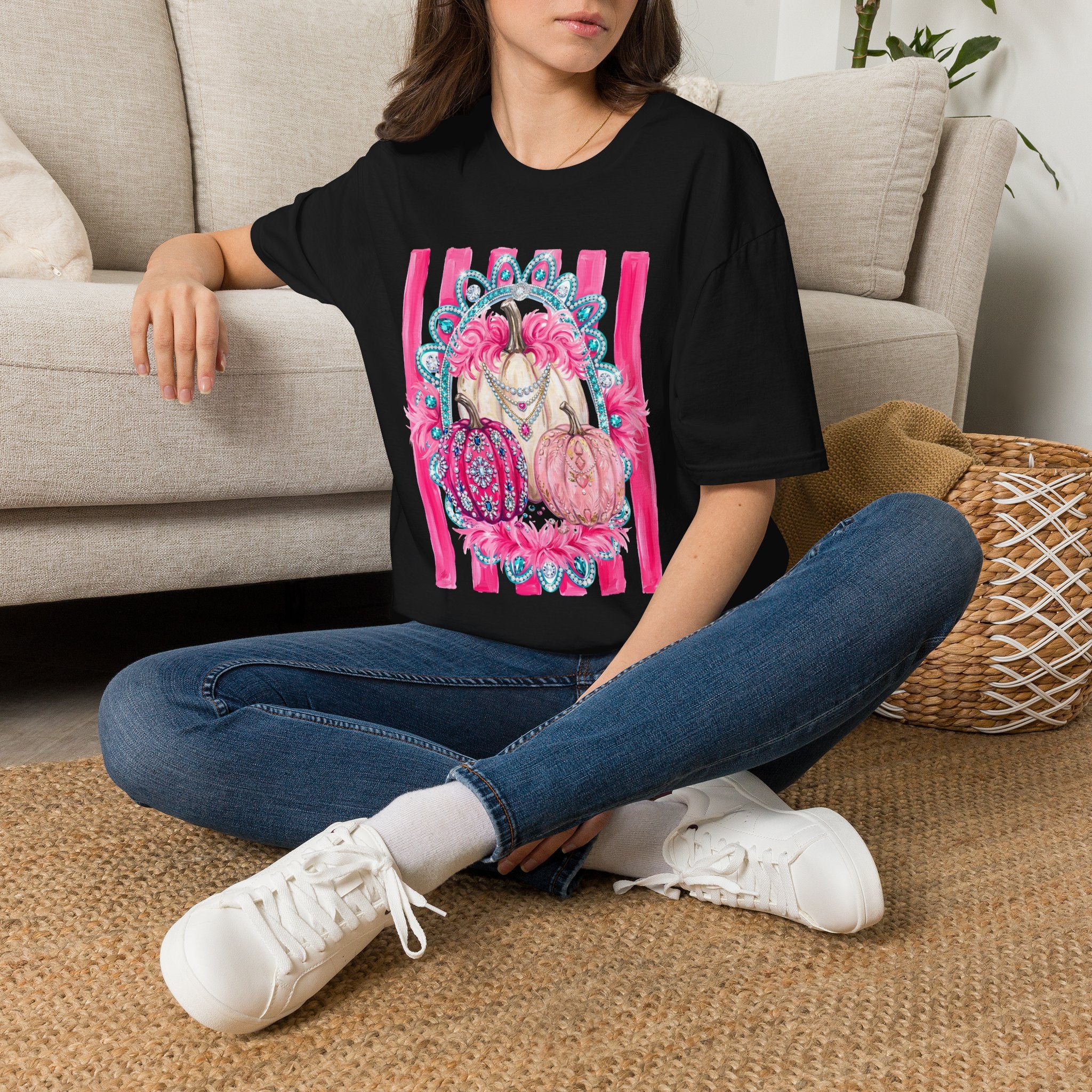 Pink Pumpkins Glam Tee - Gildan