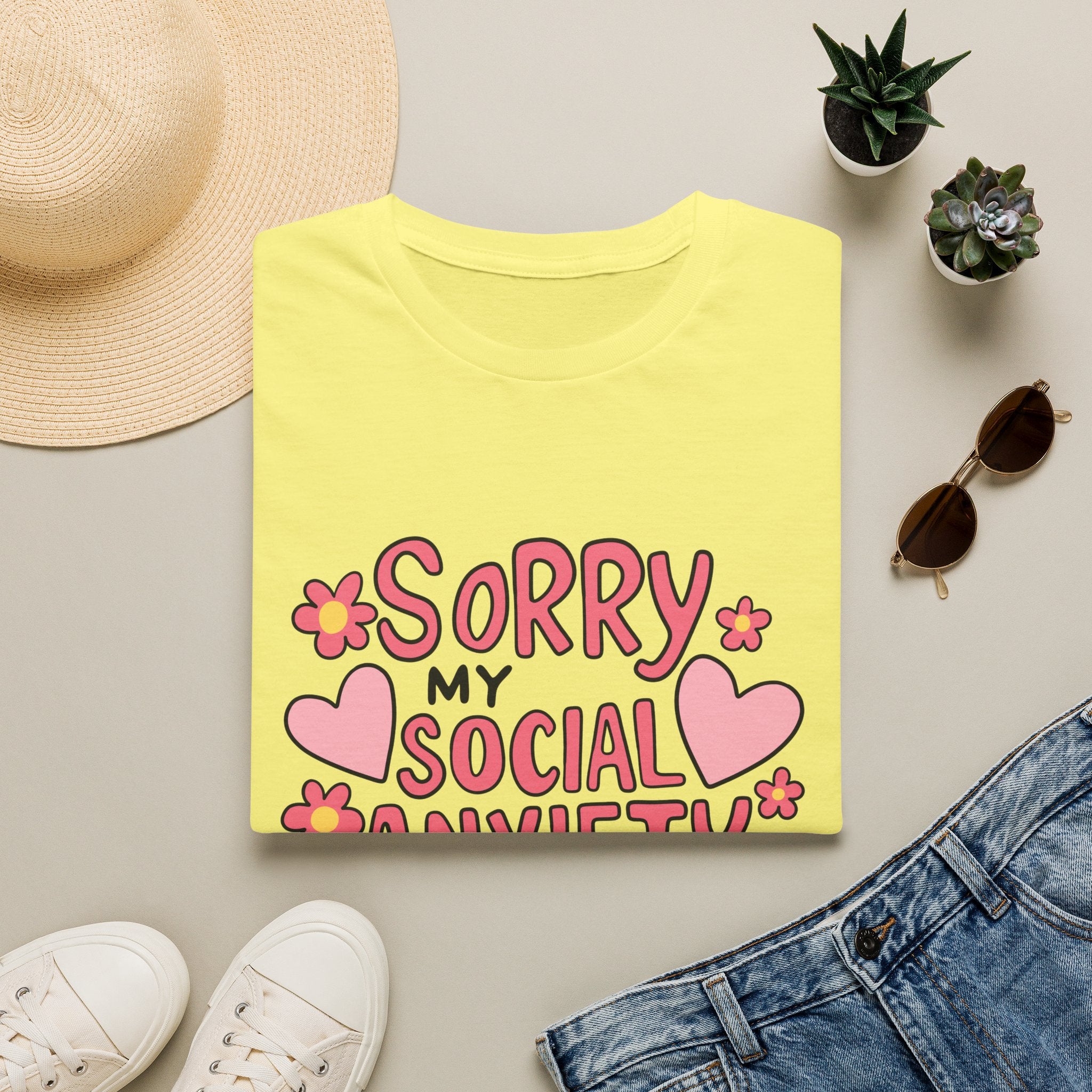 My Social Anxiety Says No Tee- Gildan