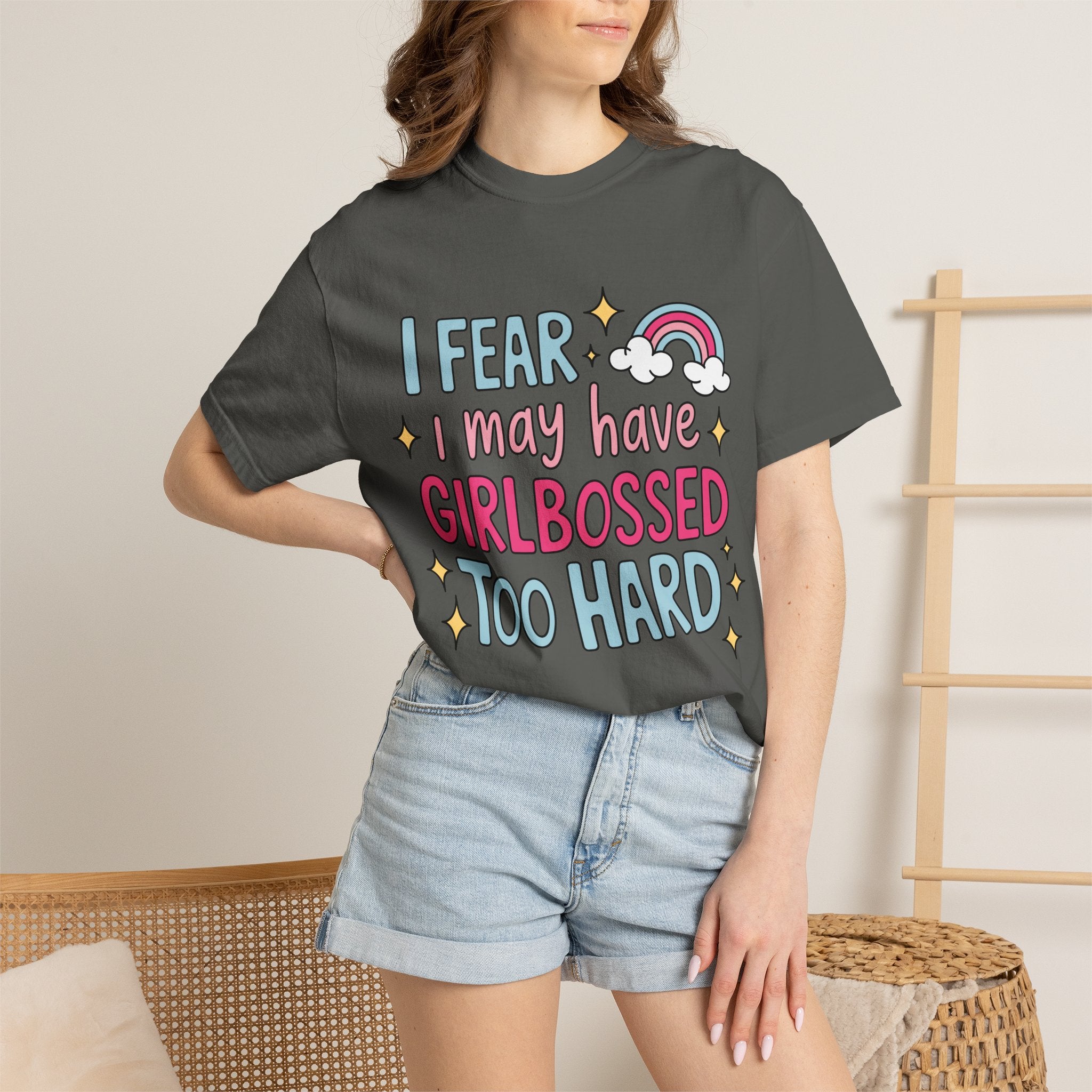 GirlBossed To Hard Tee - Comfort Colors