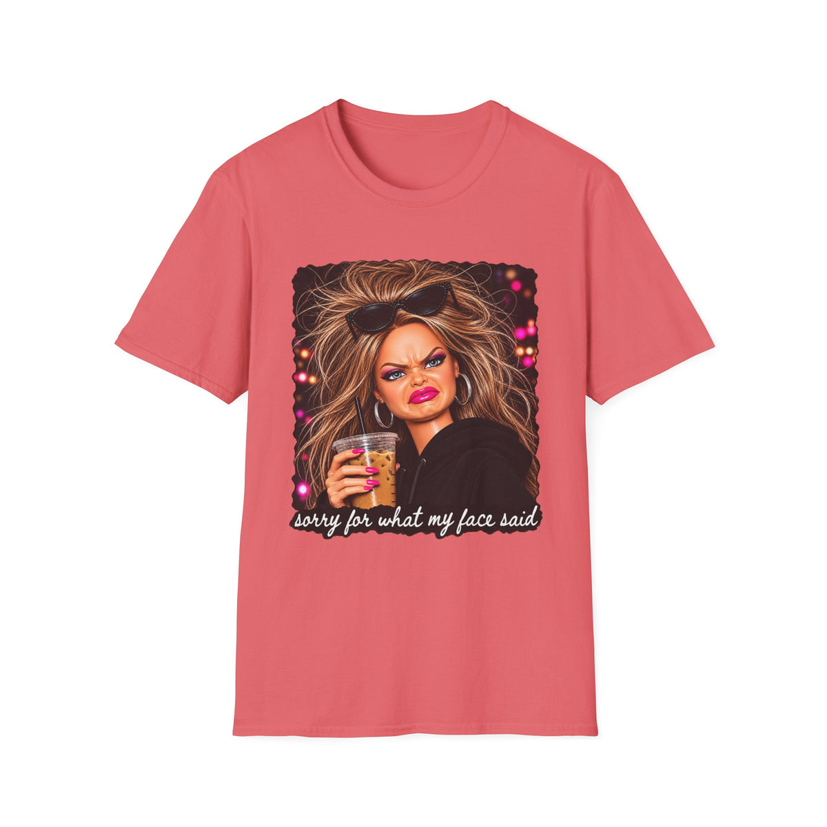 Sorry For What My Face Said Tee - Gildan