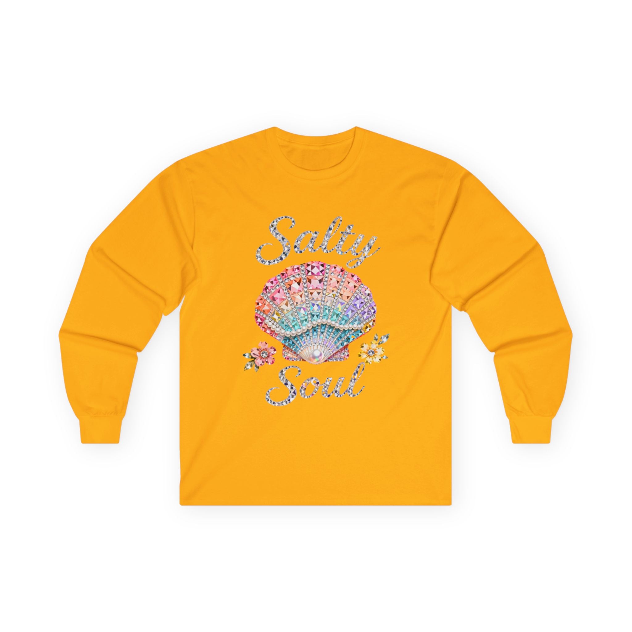 Salty Soul Long Sleeve Tee - Gildan