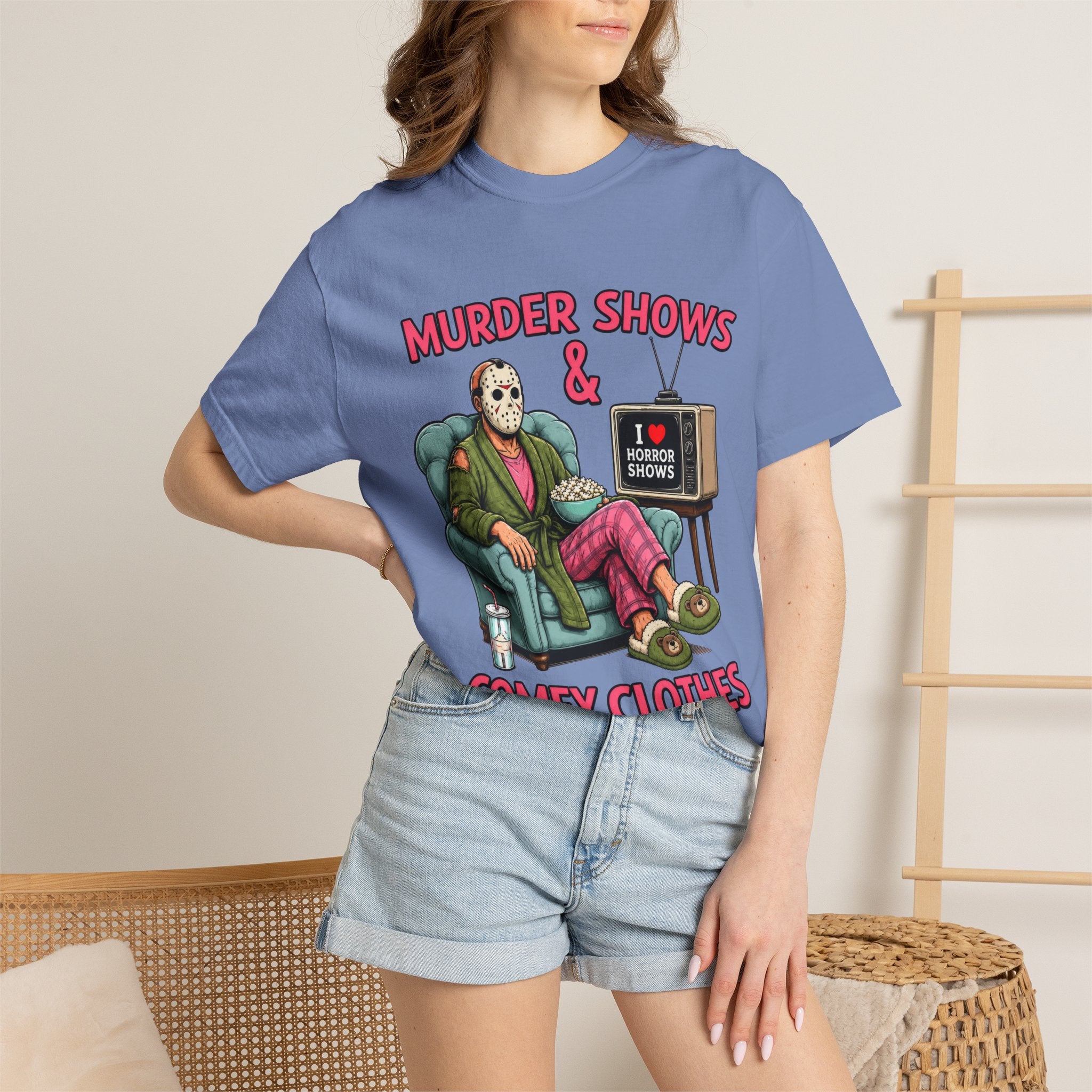 Murder Shows and Comfy Clothes T-shirt - Comfort colors