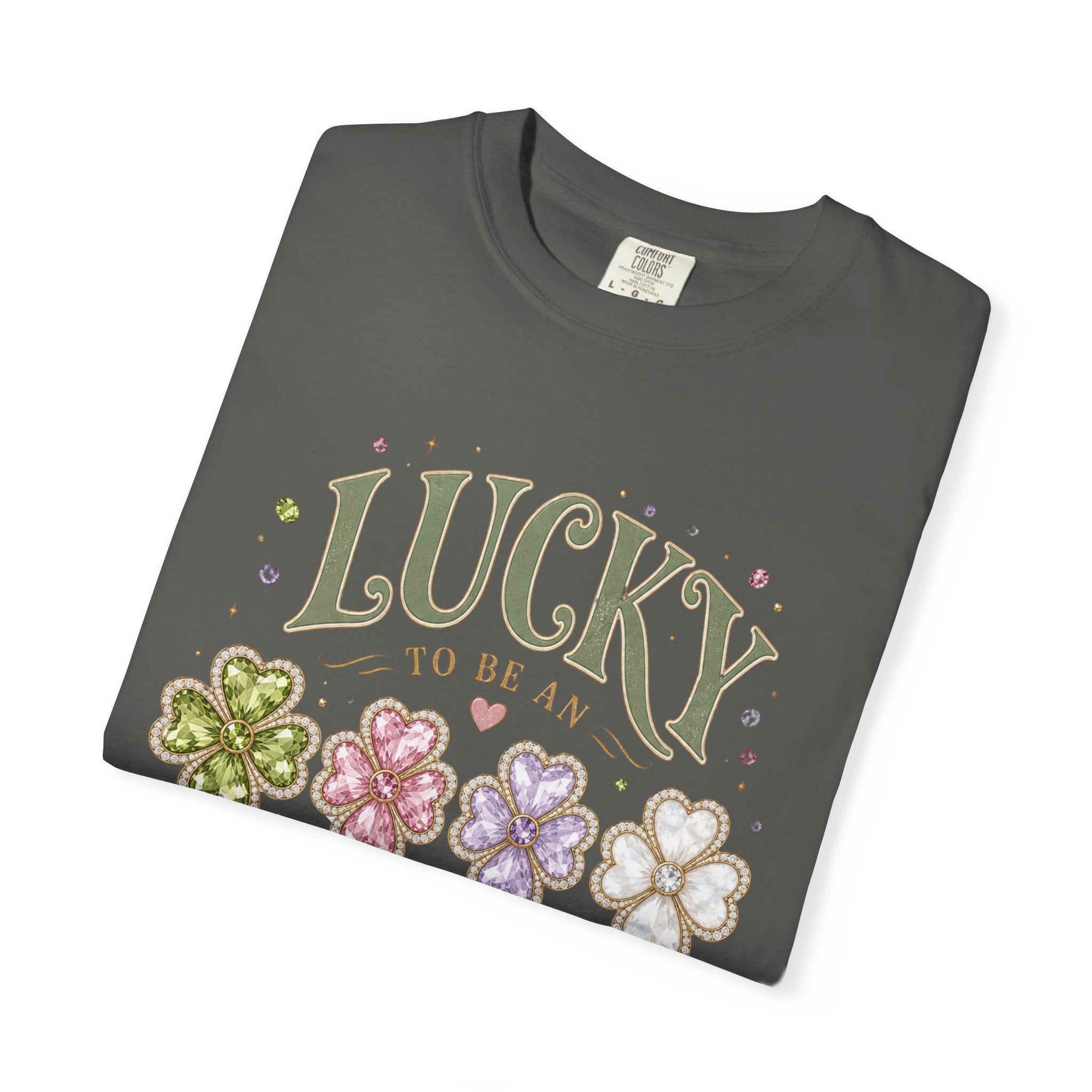 Lucky To Be an August Girl Tee - Comfort Colors