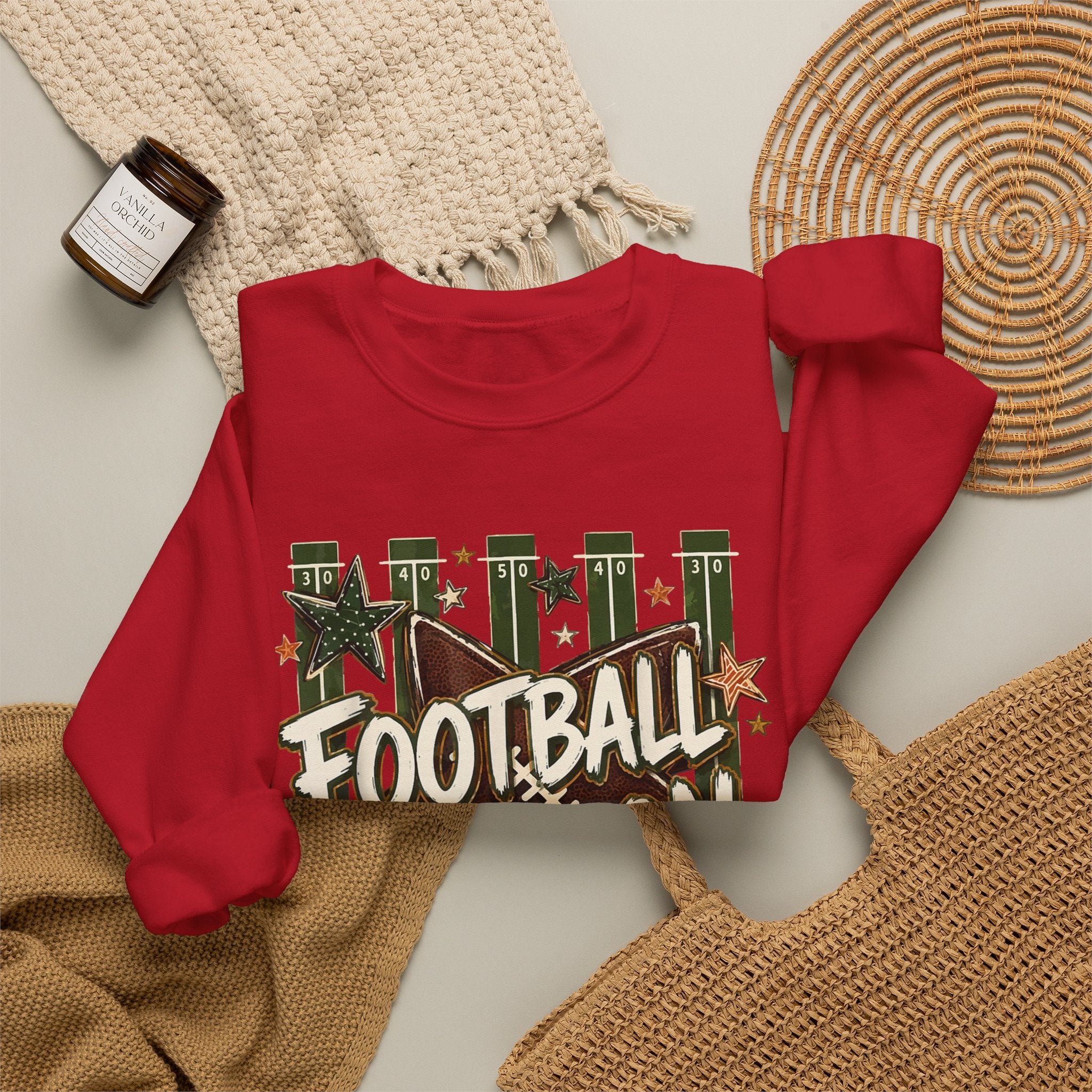 Football Season Sweatshirt - Gildan