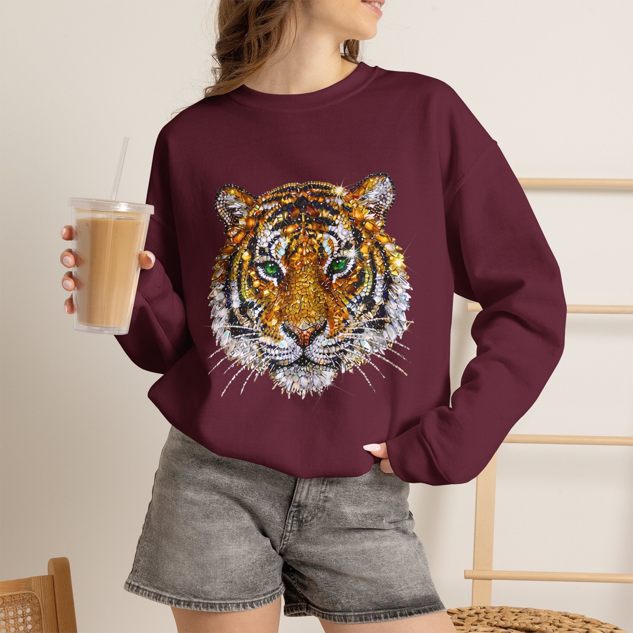 Jeweleed Tiger Sweatshirt