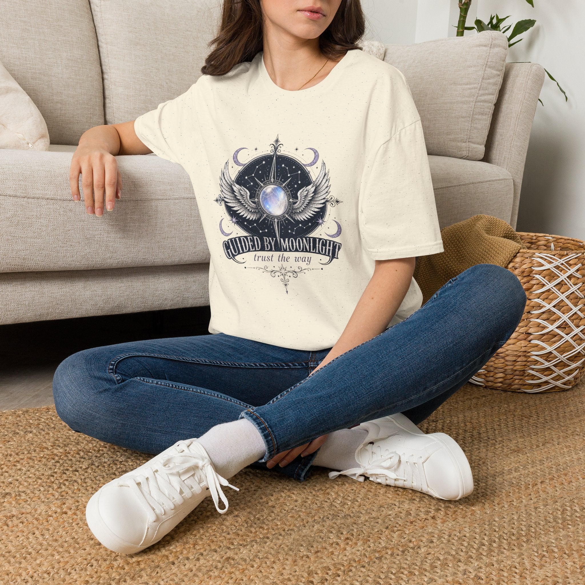 Guided By Moonlight Tee - Gildan