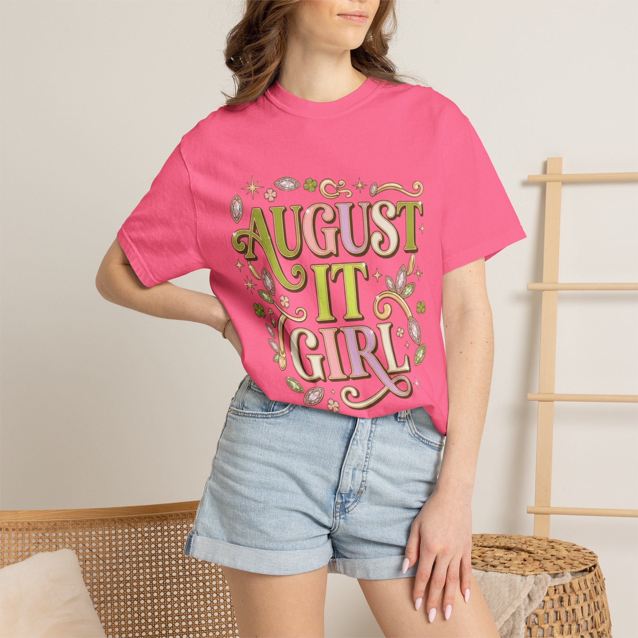 August It Girl Tee - Comfort Colors