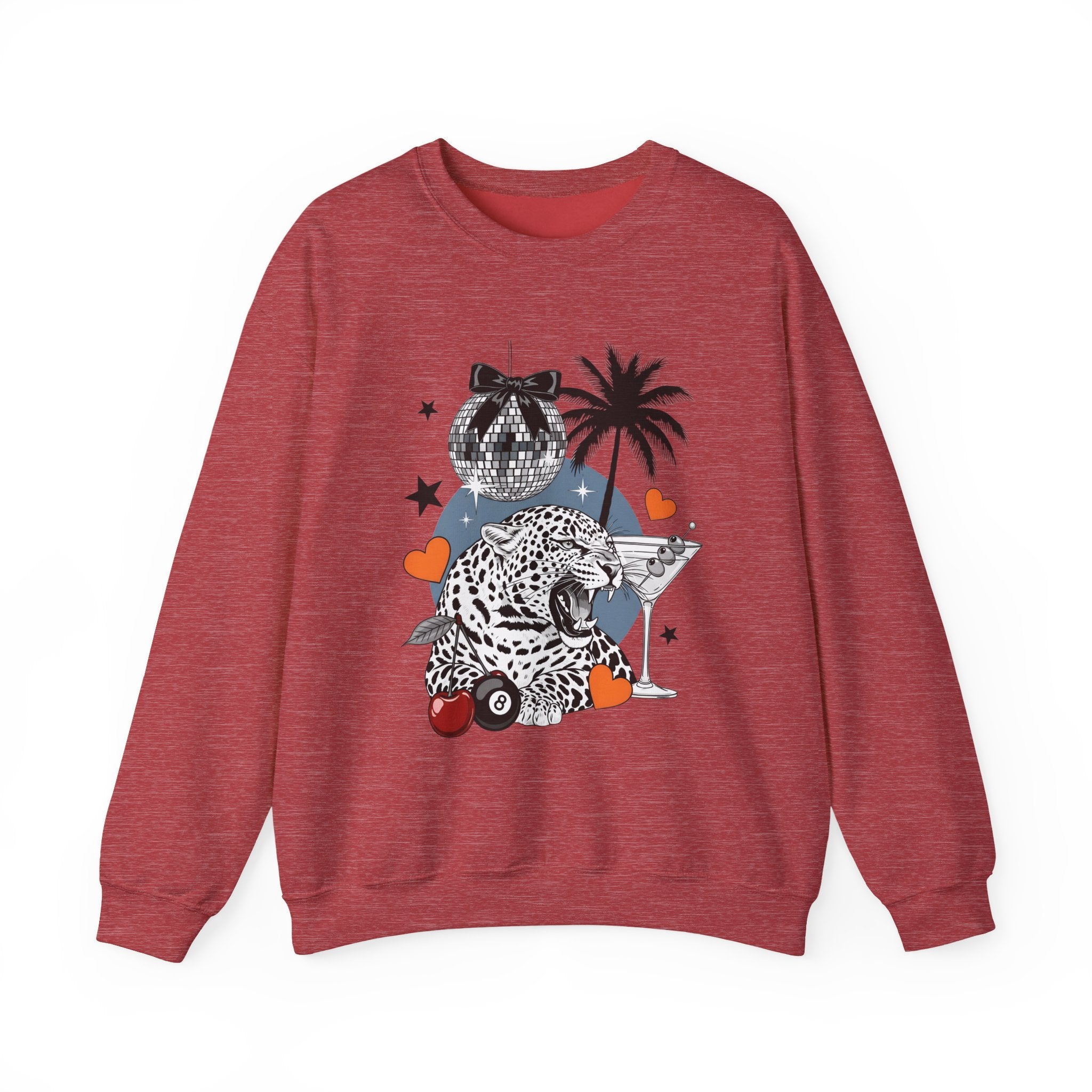 Disco Cheetah Sweatshirt - Gildan