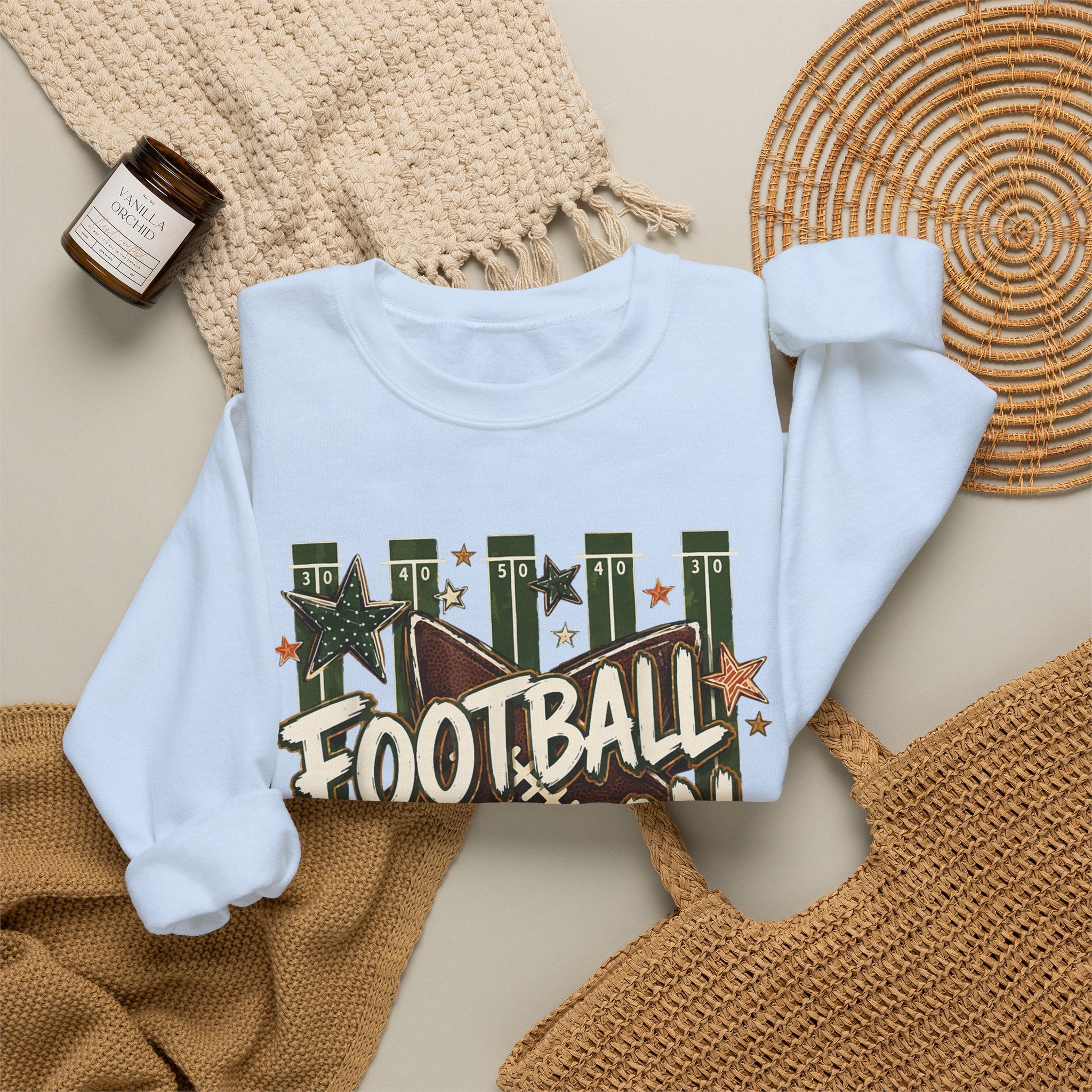 Football Season Sweatshirt - Gildan