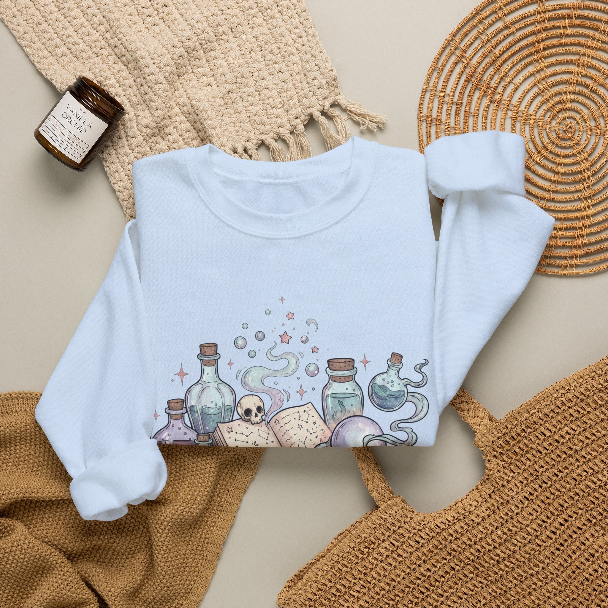 Potion Bottles and Pretty Sparkles Sweatshirt - Gildan