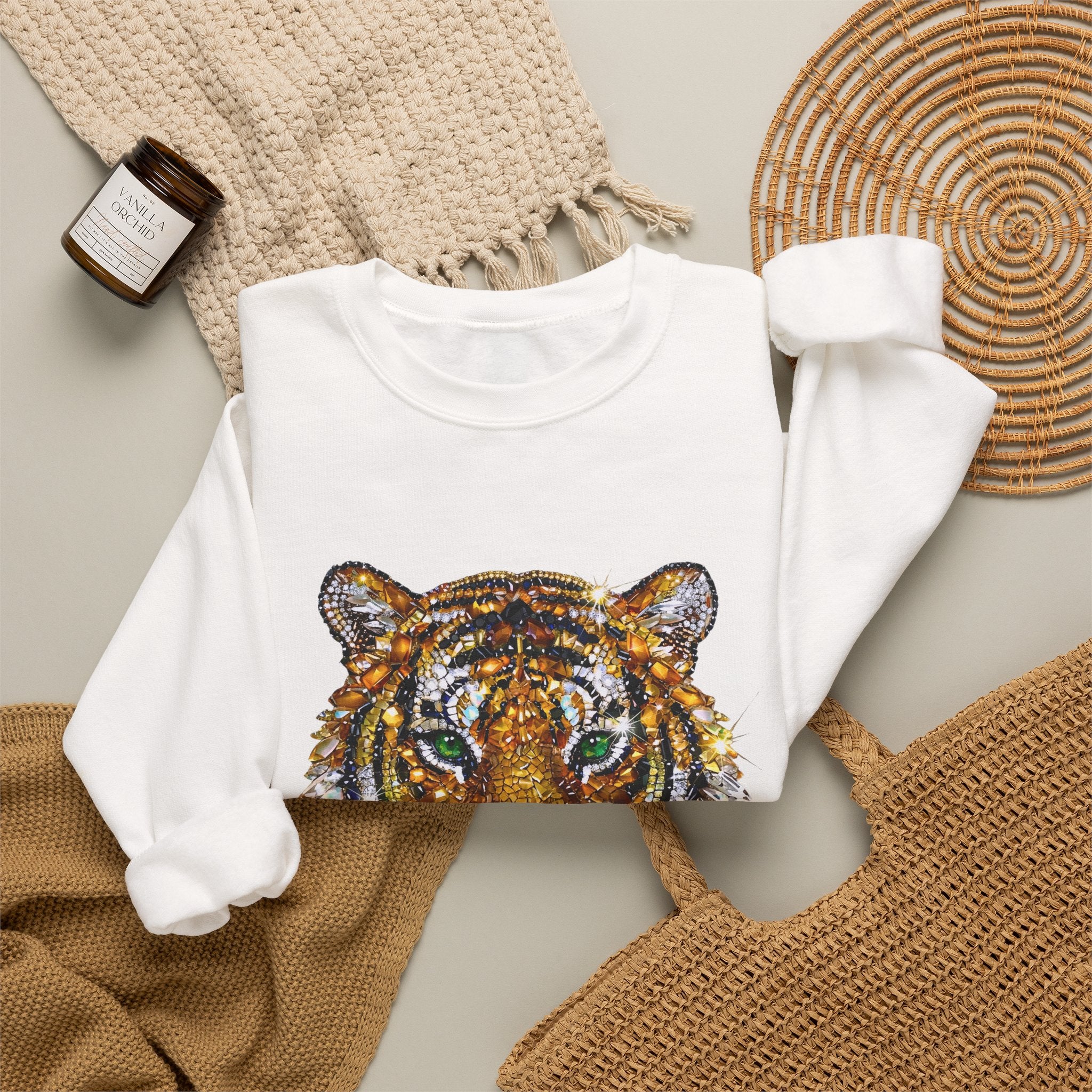 Jeweleed Tiger Sweatshirt