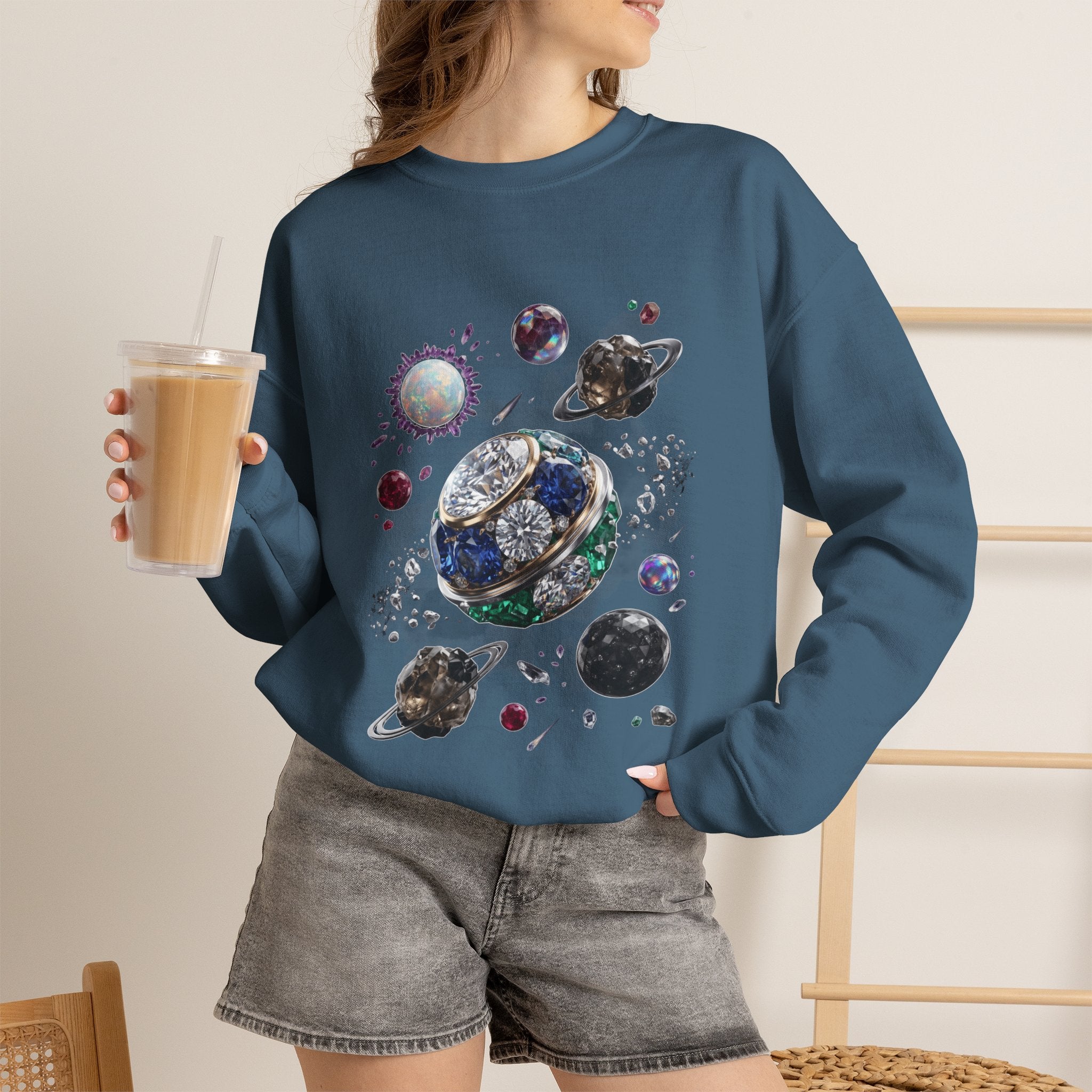 Cosmic Nebula Sweatshirt - Gildan