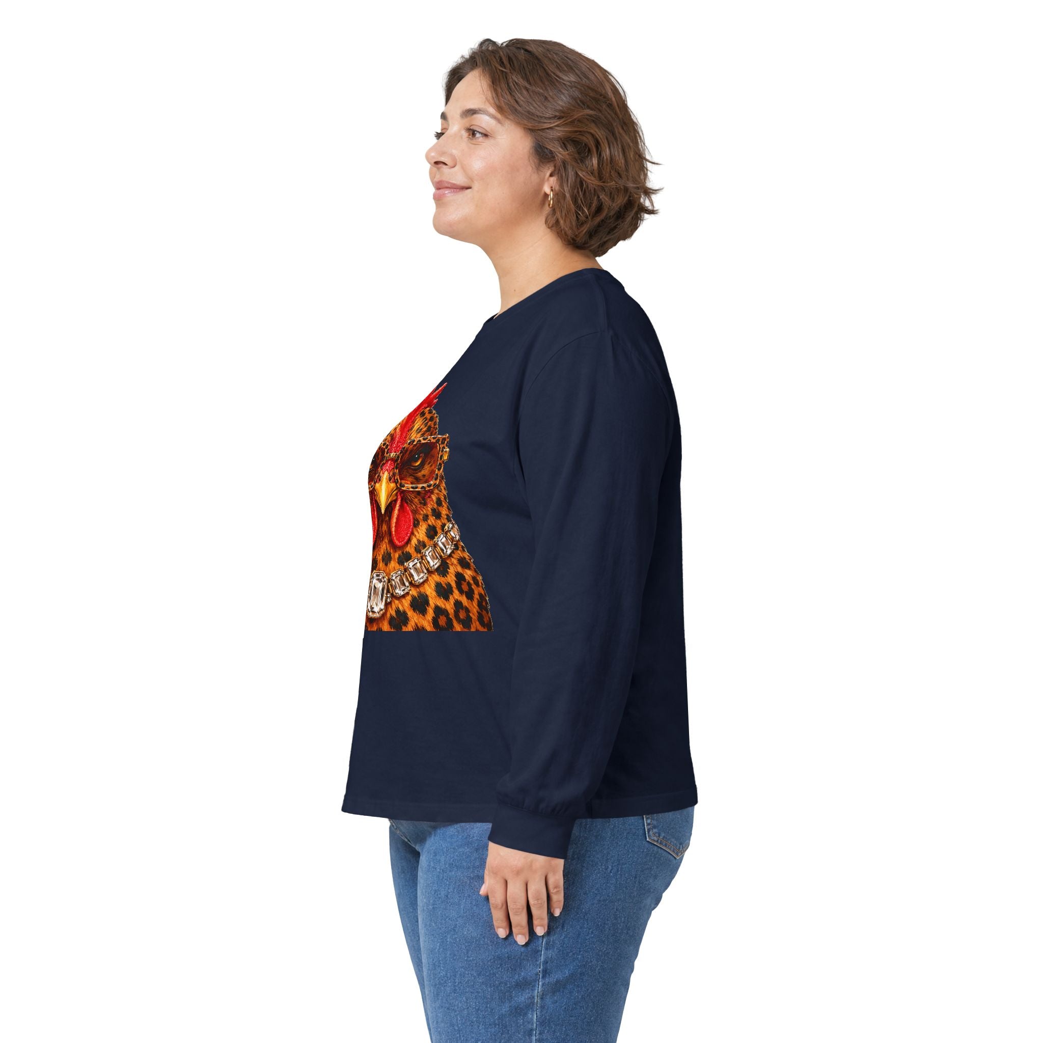 The Sassy Chicken Long Sleeve Tee - Gildan