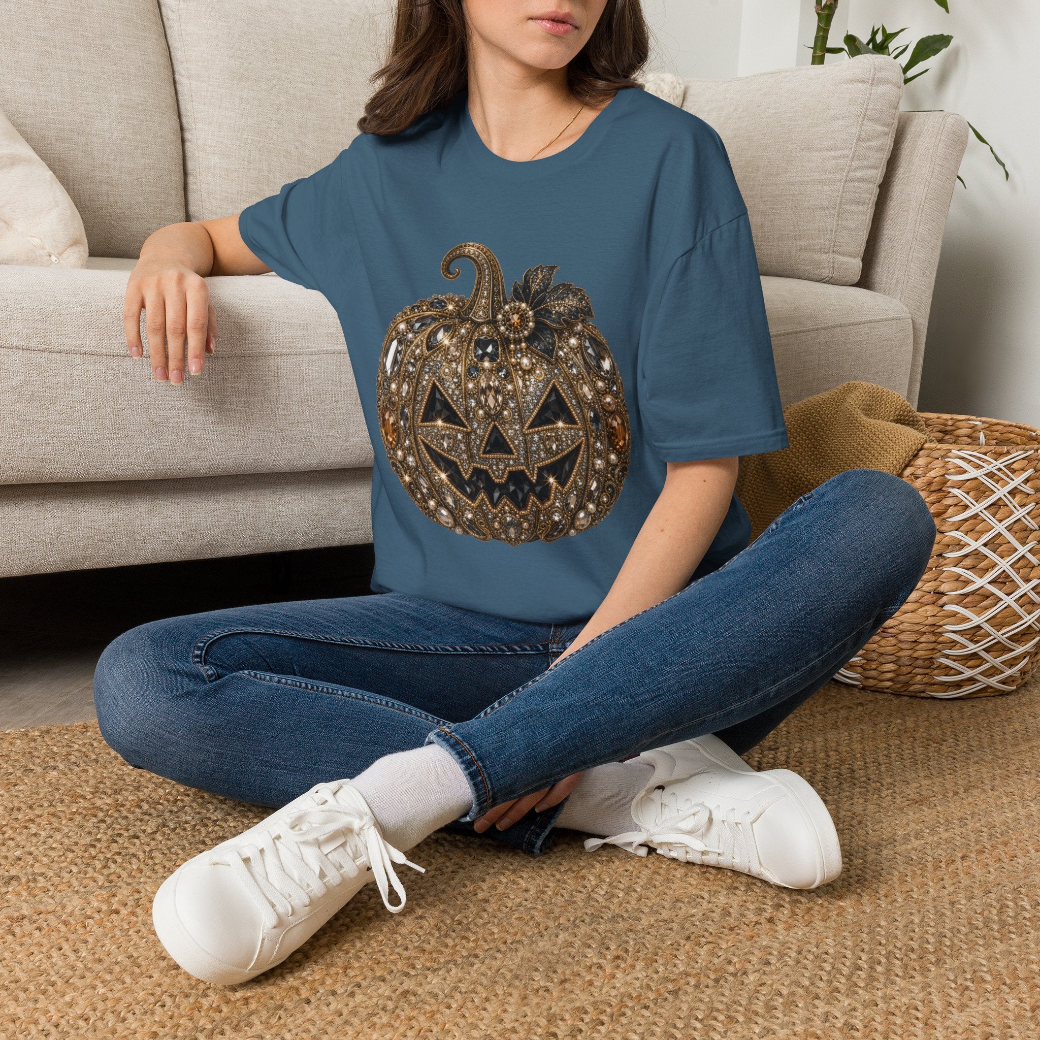 The Jeweled Pumpkin Tee - Gildan