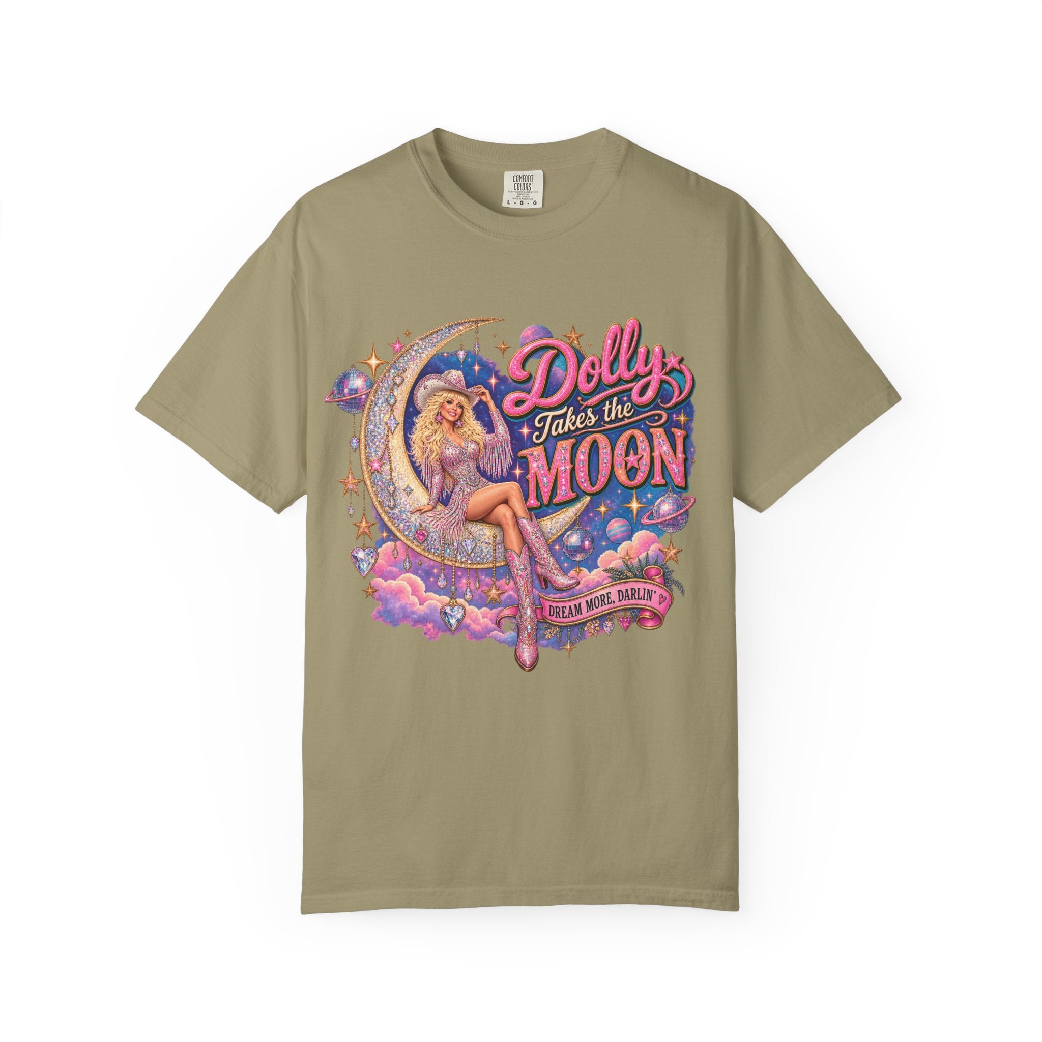 Dolly Takes The Moon Tee