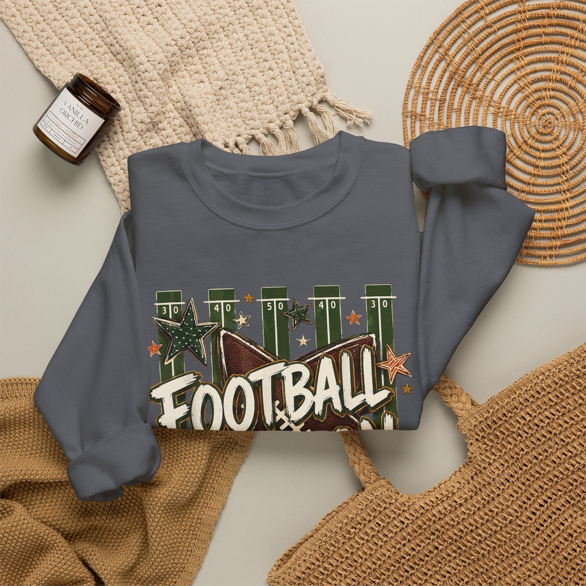 Football Season Sweatshirt - Gildan