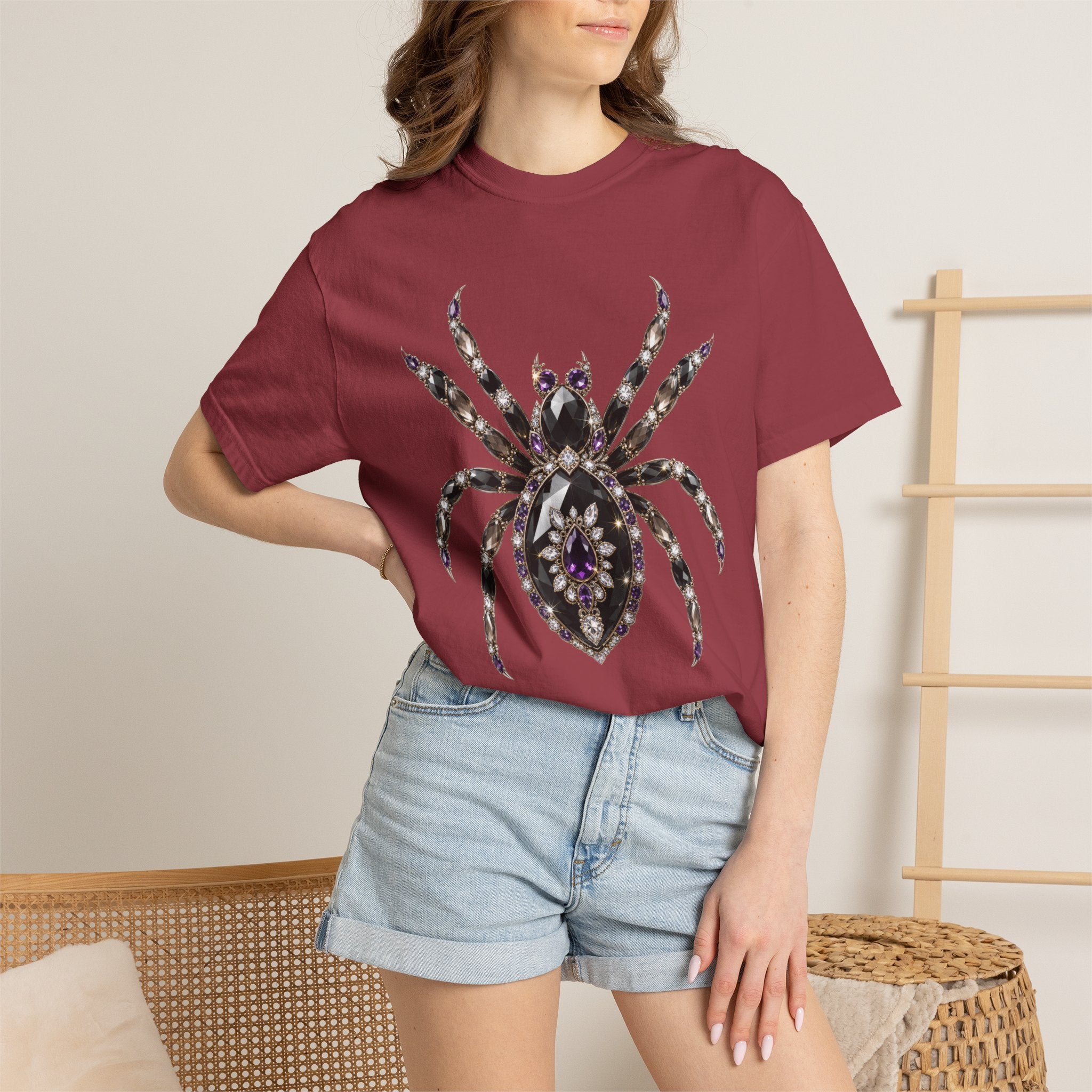 Jeweled Spider Tee - Comfort Colors