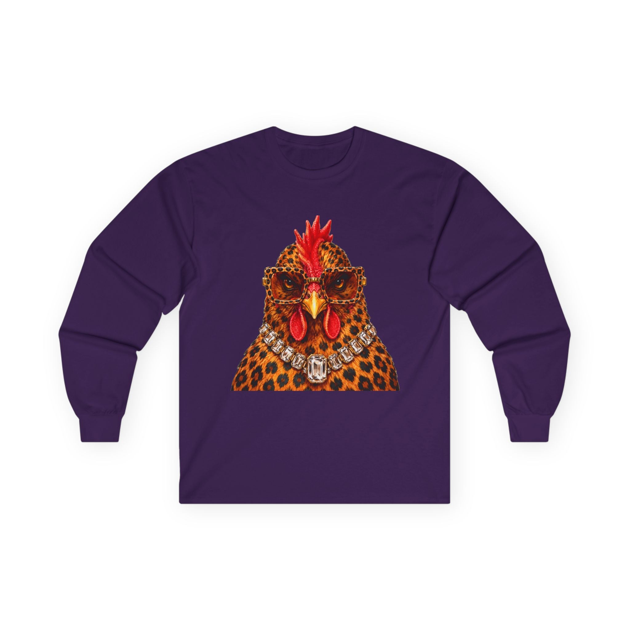 The Sassy Chicken Long Sleeve Tee - Gildan