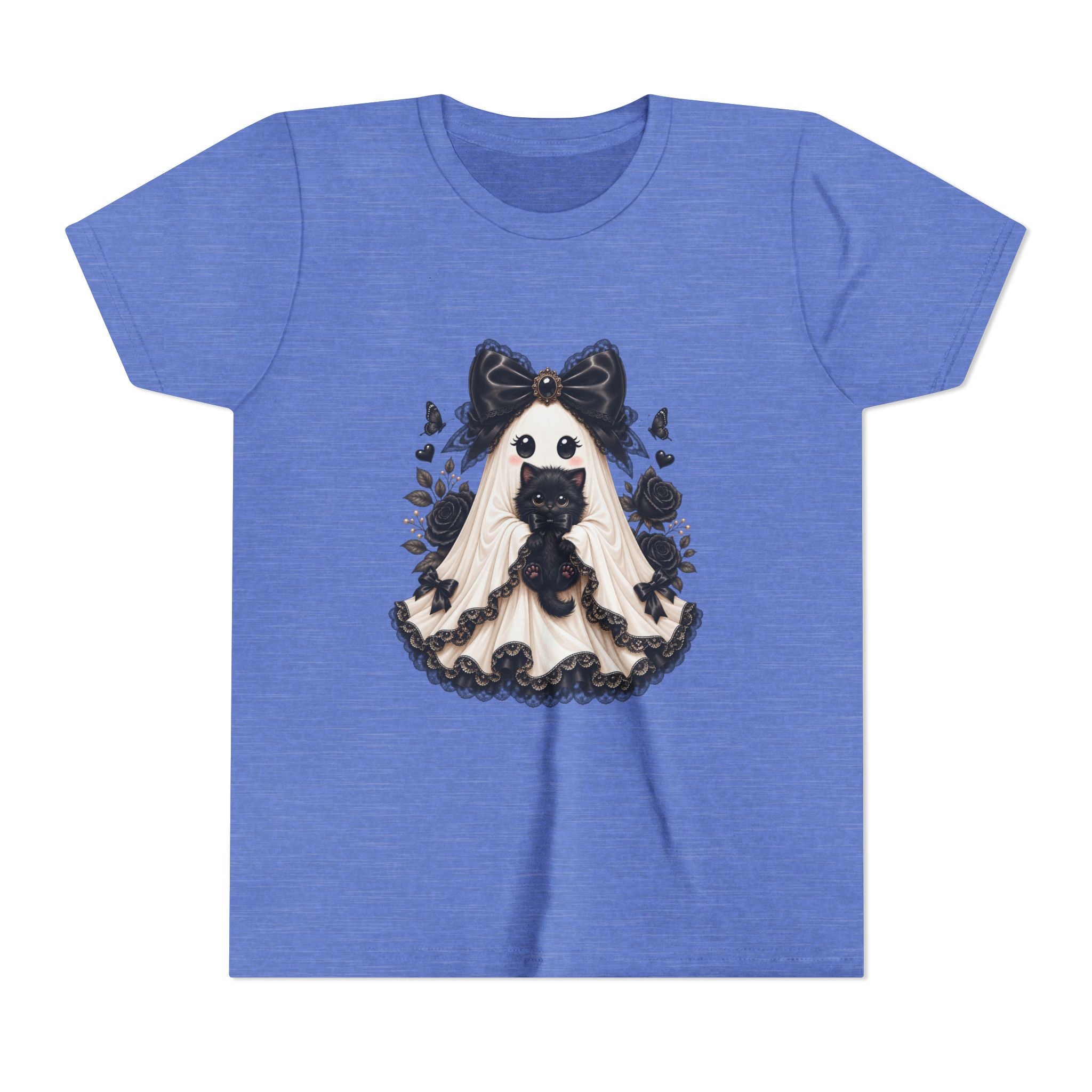 Lace Kitten Ghost Tee - Youth Tee