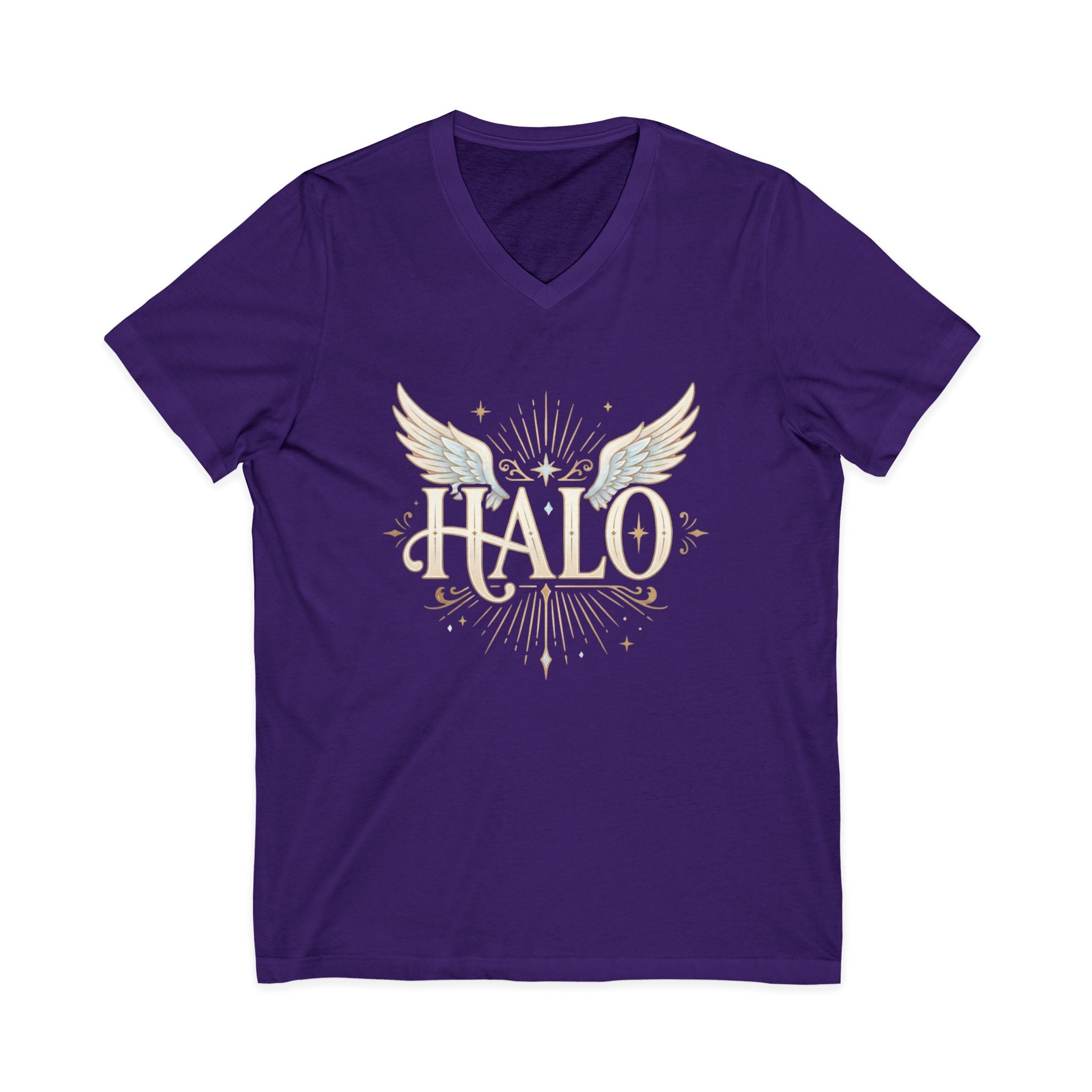 Halo V-Neck Tee - Bella+Canvas