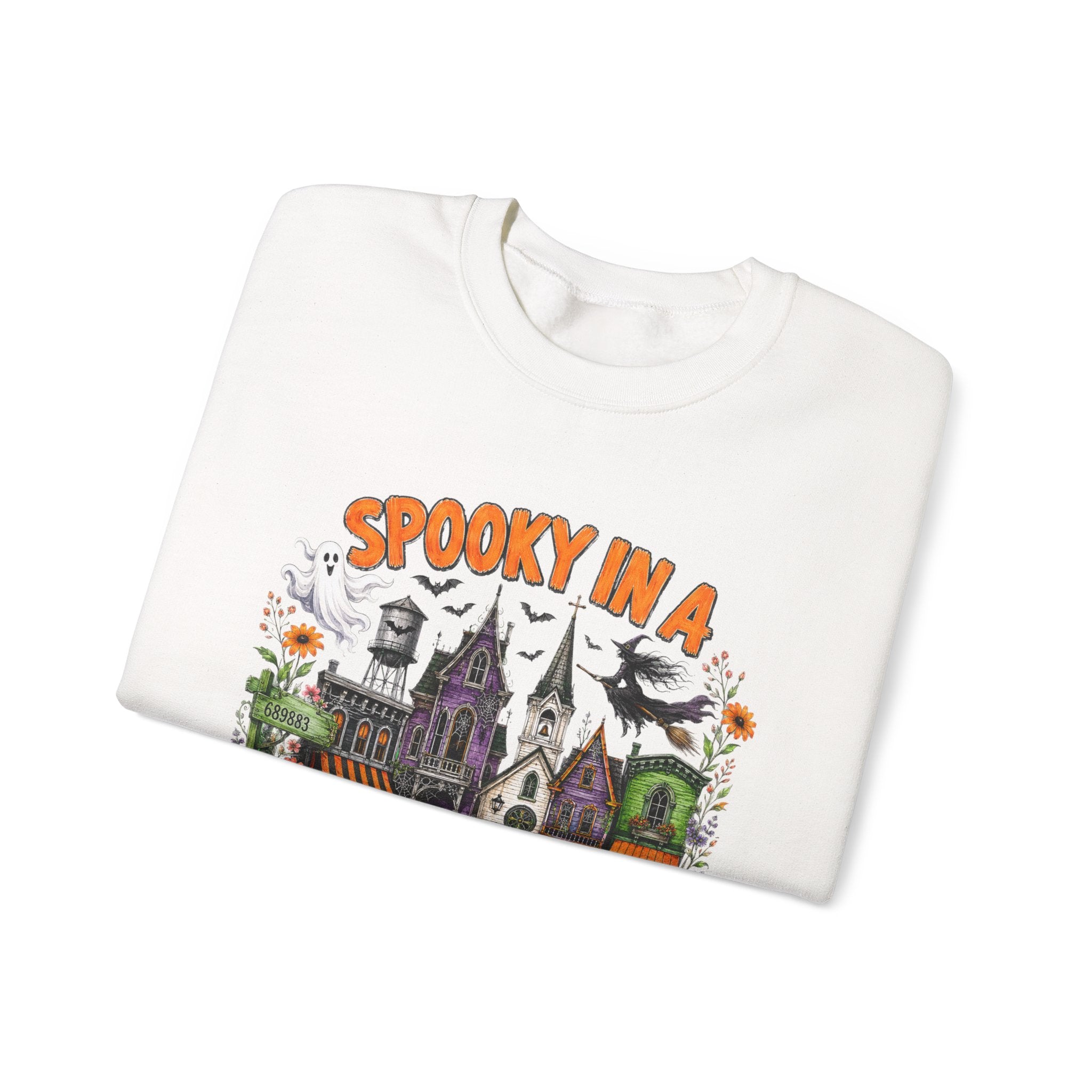 Spooky In A Smalltown Sweatshirt - Gildan