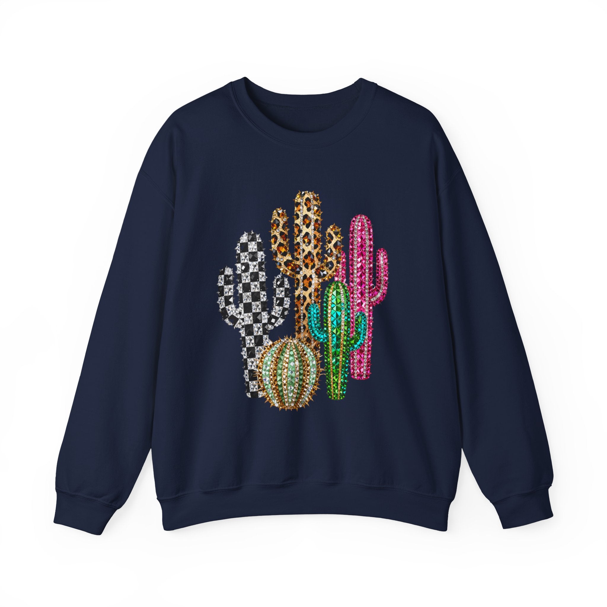 The Jeweled Cactus Sweatshirt - Gildan