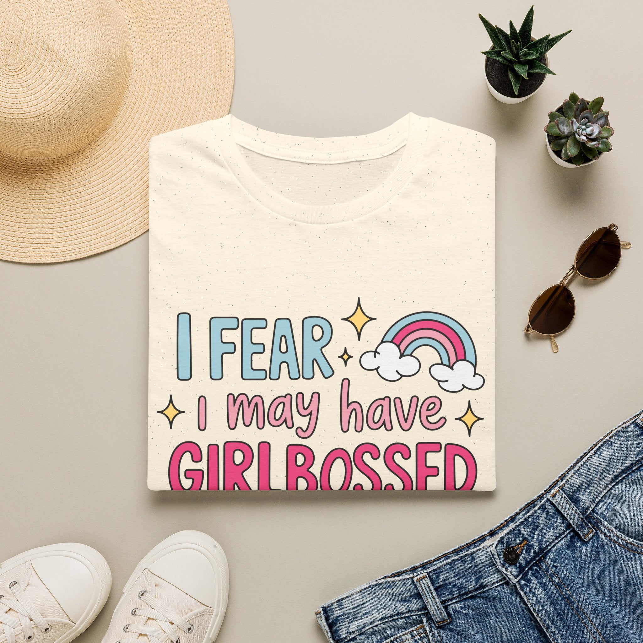 Girlbossed Too Hard Tee- Gildan