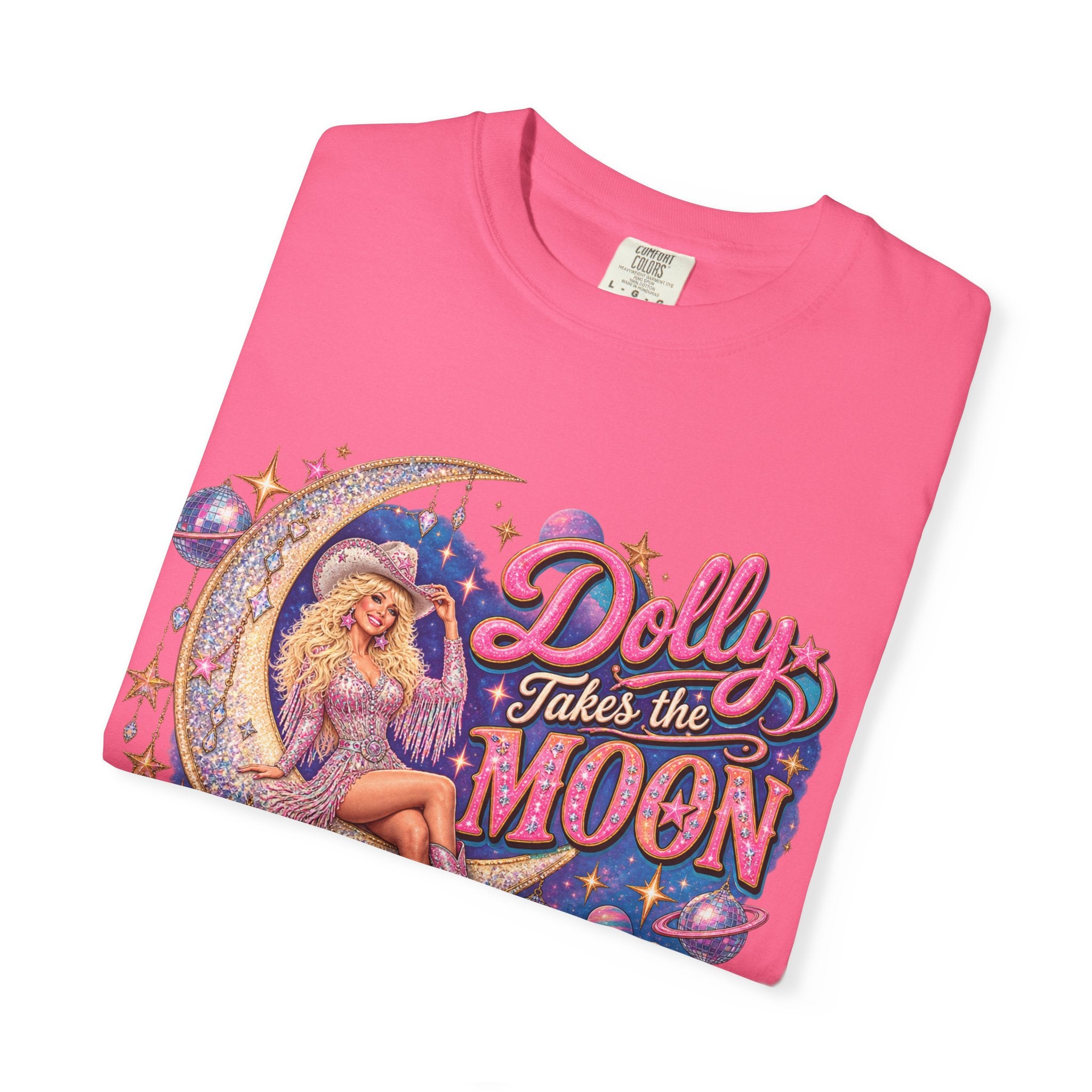 Dolly Takes The Moon Tee