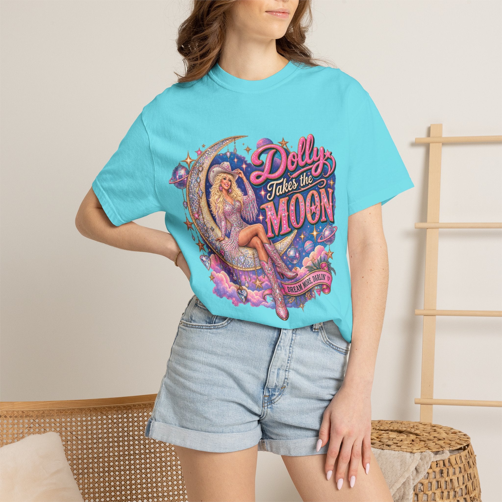Dolly Takes The Moon Tee