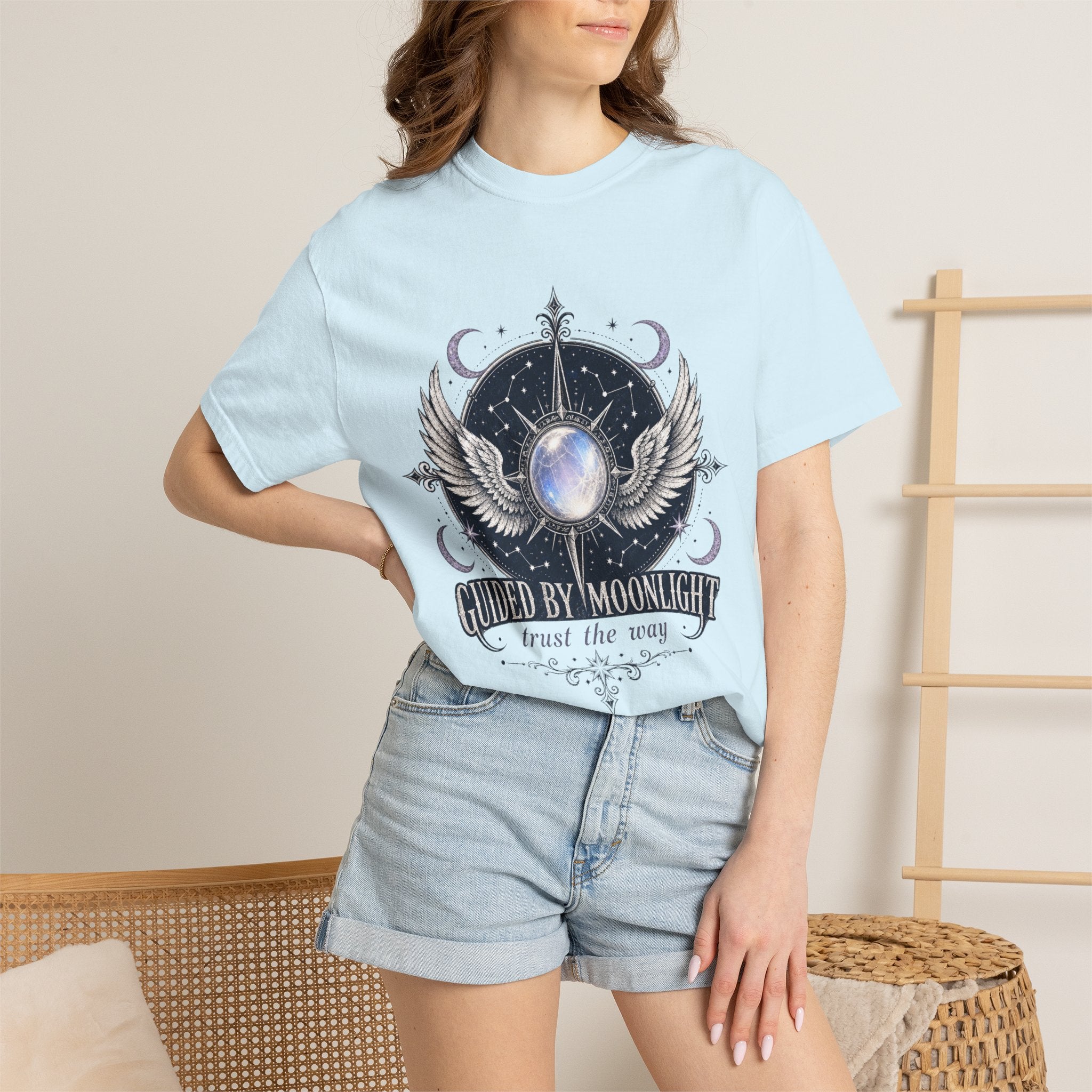 Guided by Moonlight Tee - Comfort Colors