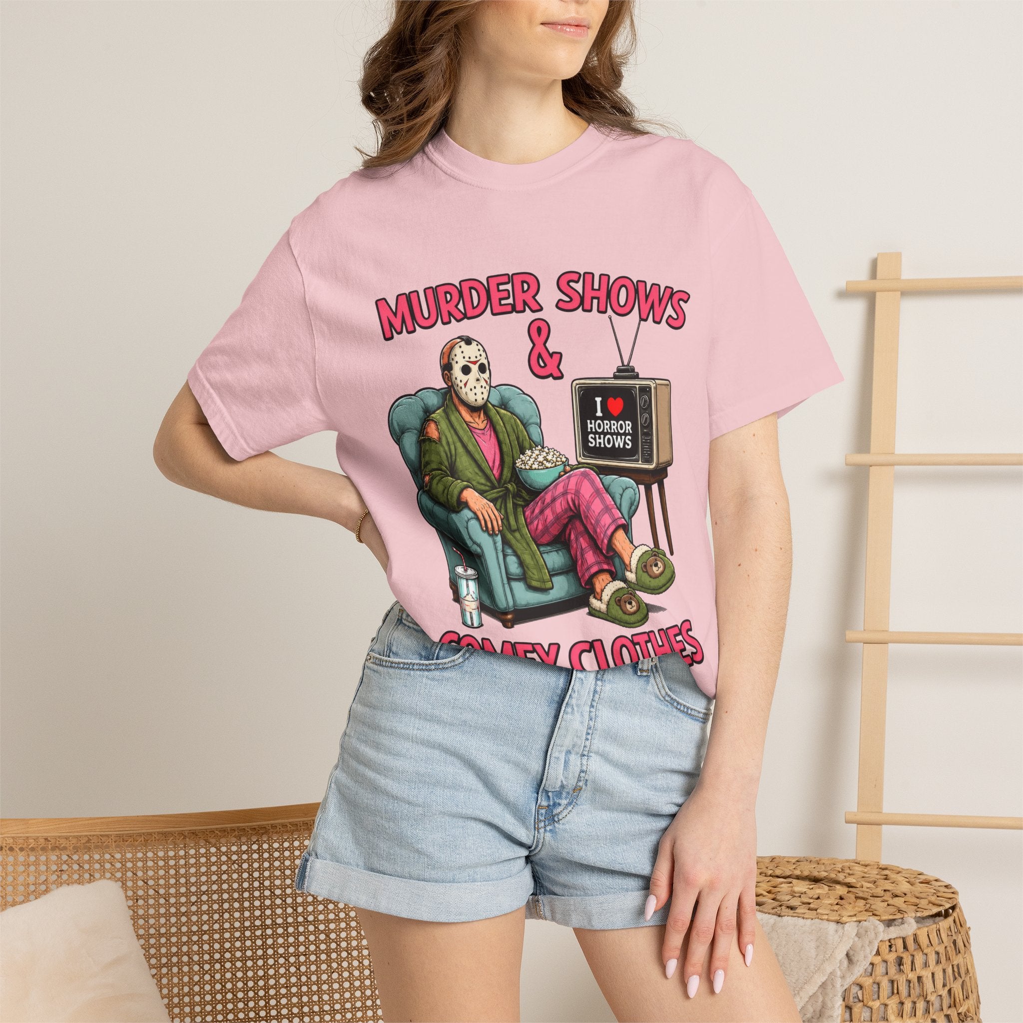Murder Shows and Comfy Clothes T-shirt - Comfort colors