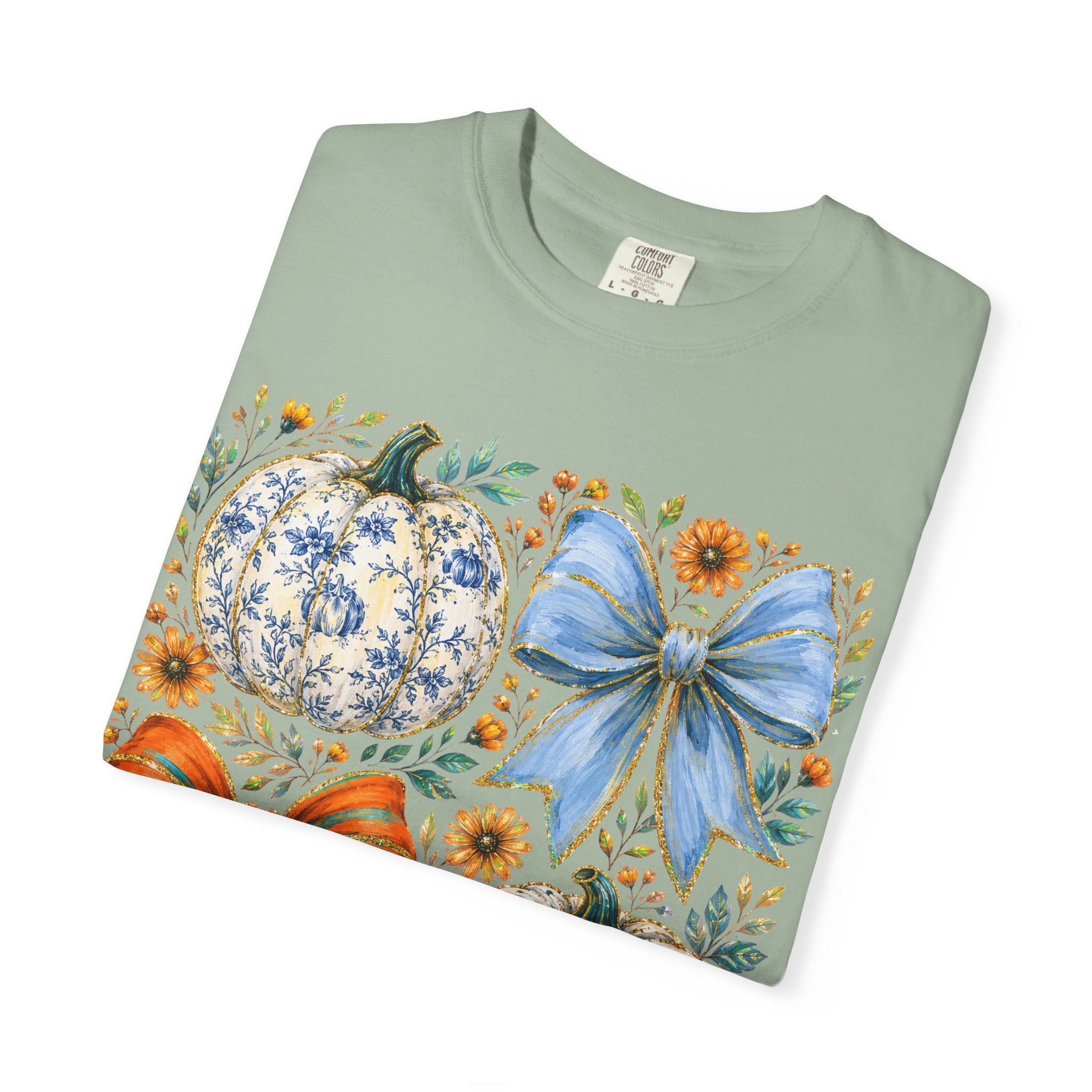 Pumpkin Bows Tee - Comfort Colors